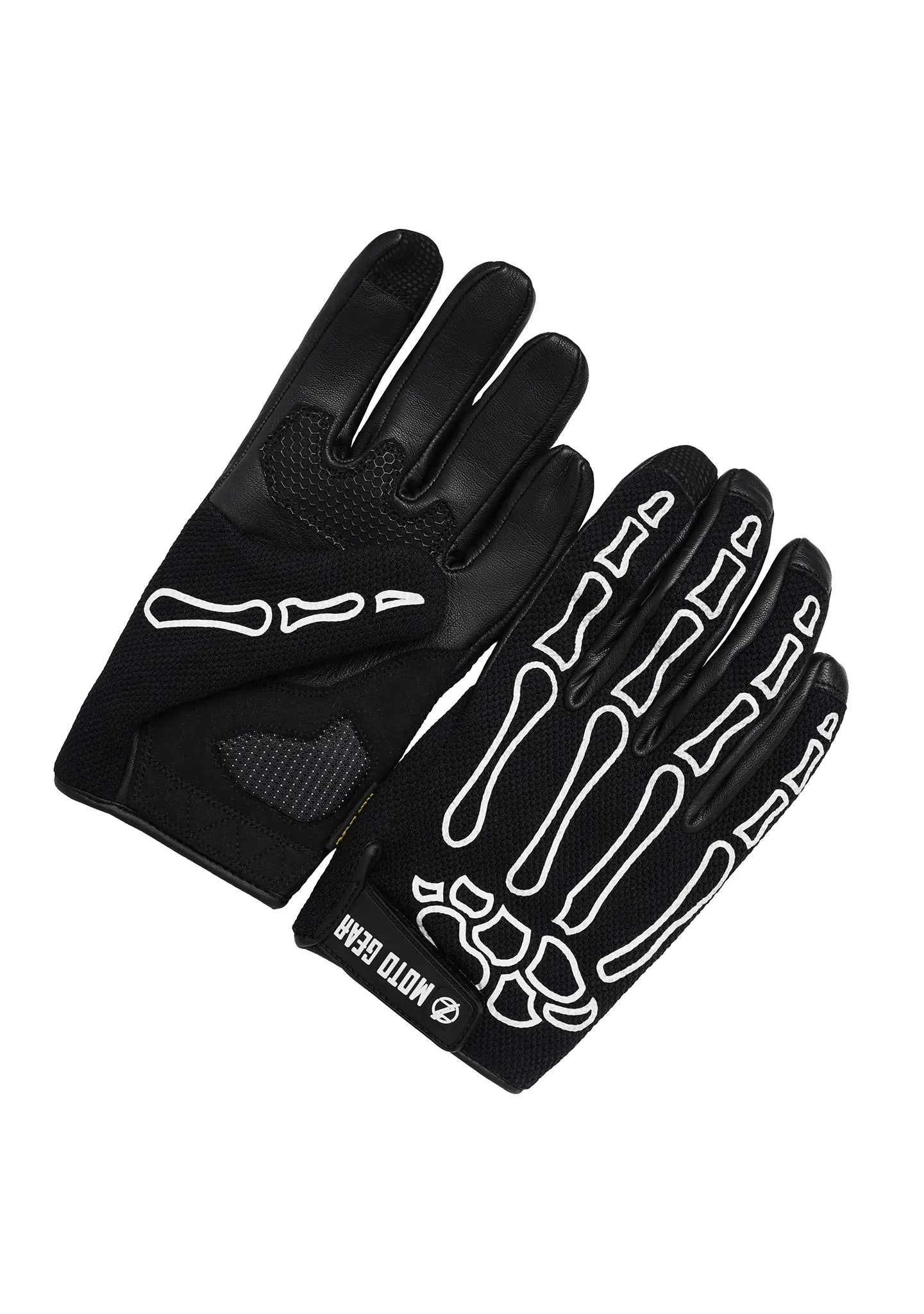Knuckle Guard Phantom Bone Gloves - OZ MOTOGEAR
