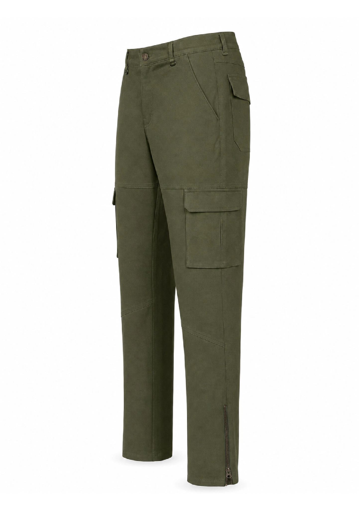 Dunehaul Men's Cargo Trouser Loosefit Olive Green - CE AA Rated - OZ MOTOGEAR