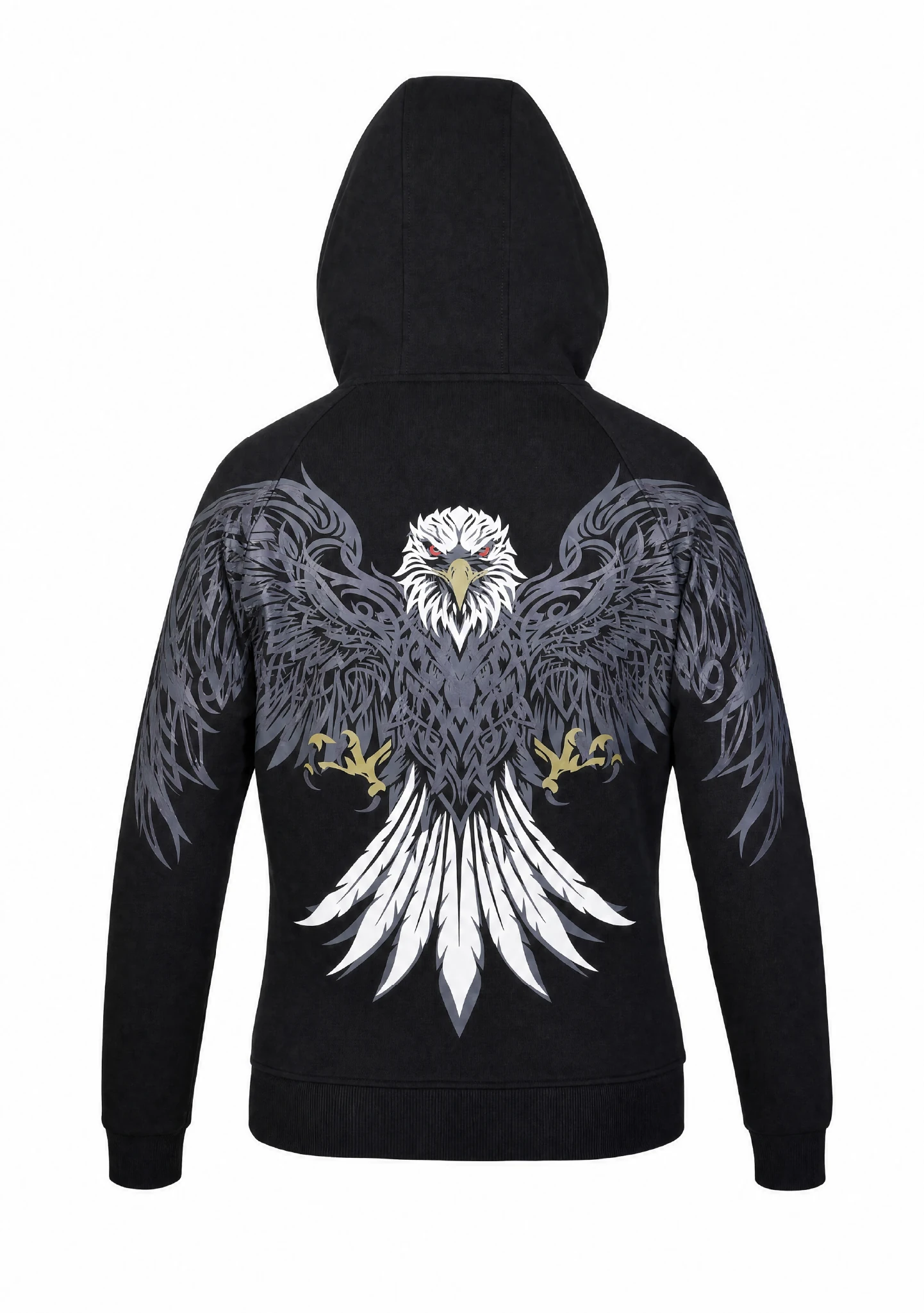 Ladies Night Hawk Motorcycle Reflective Pullover Hoodie - CE AA Certified Black - OZ MOTOGEAR