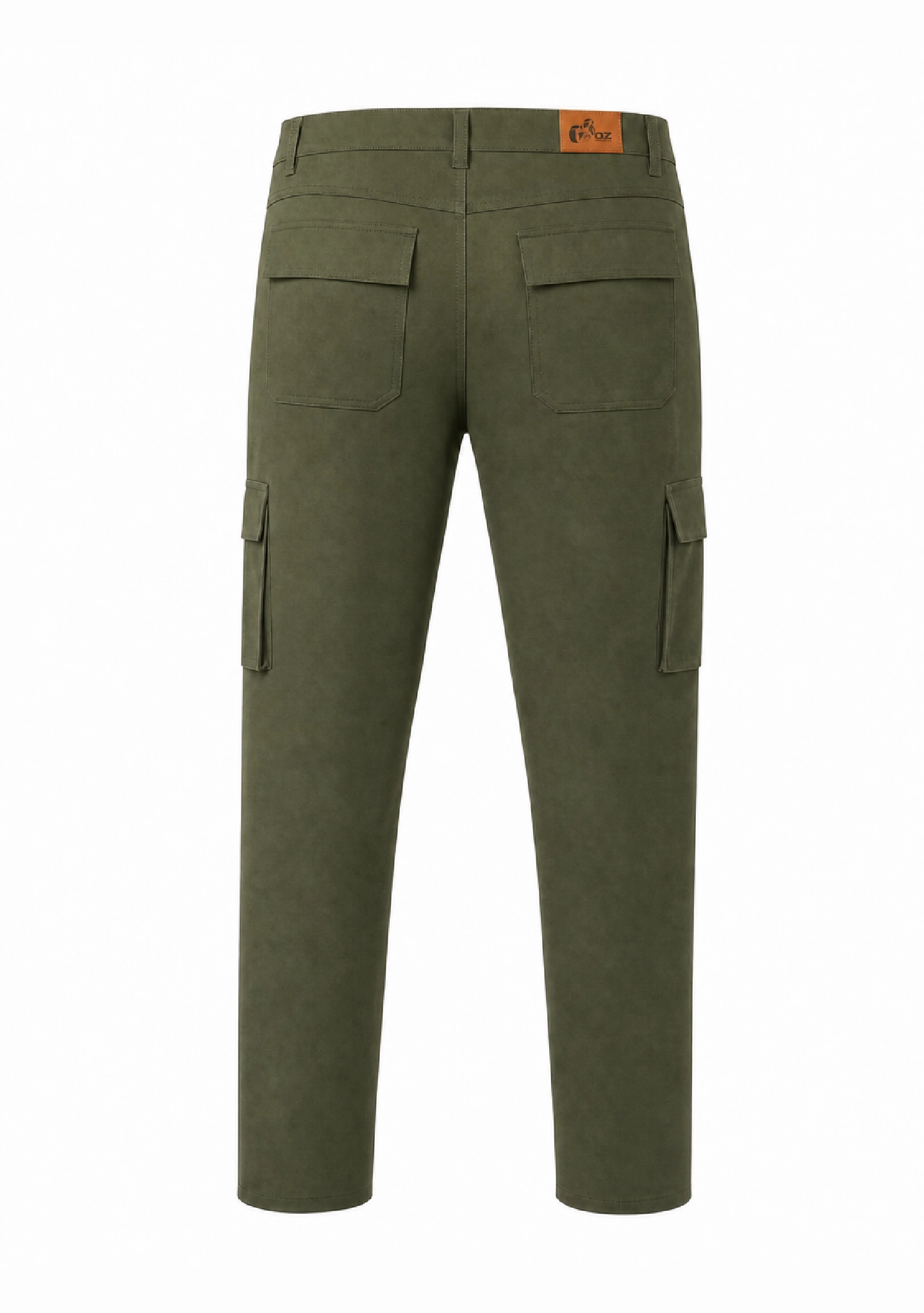 Dunehaul Men's Cargo Trouser Loosefit Olive Green - CE AA Rated - OZ MOTOGEAR