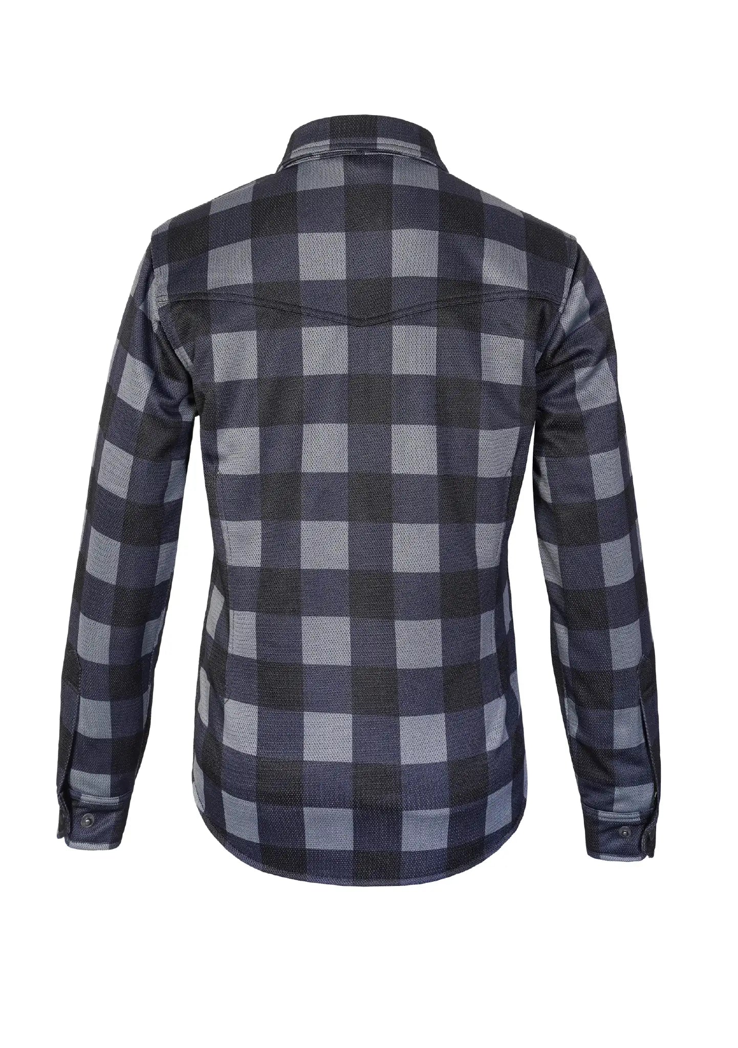 Ladies Drifter Mesh Shirt Blacktop Check - Level 2 Protected - OZ MOTOGEAR