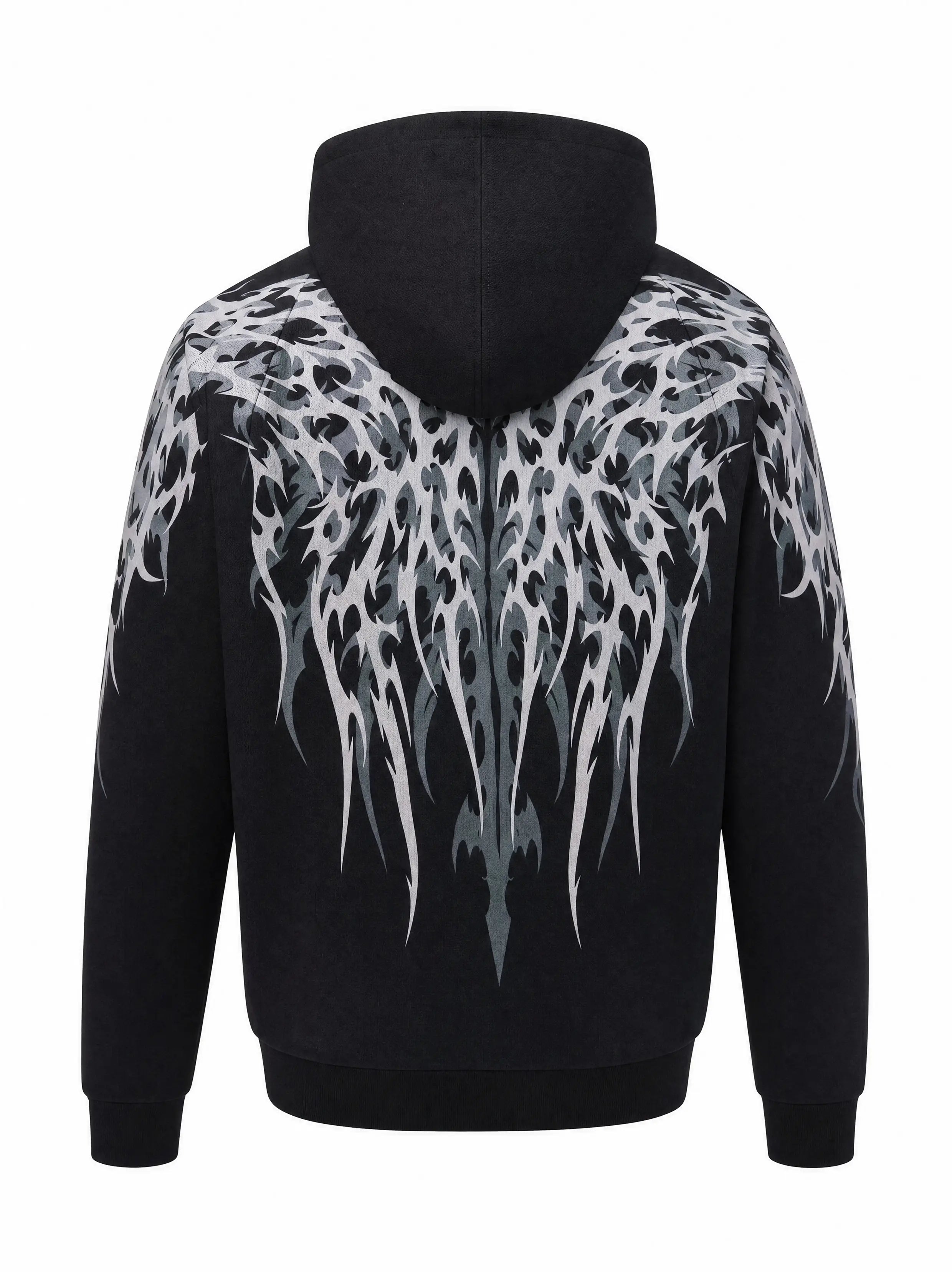 Men's Ashborne Motorcycle Reflective Pullover Hoodie - CE AA Certified Black - OZ MOTOGEAR