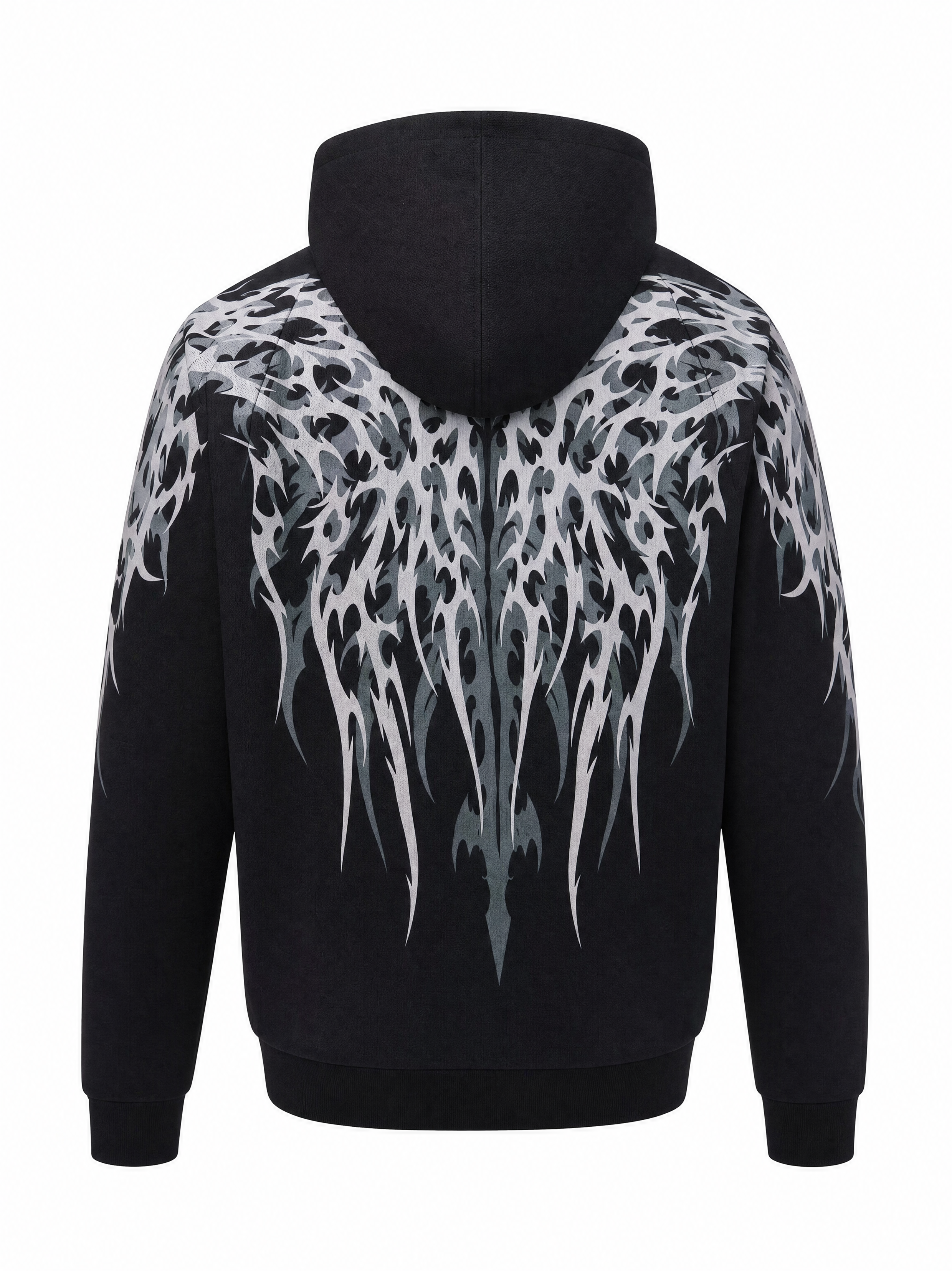 Ashborne Motorcycle Reflective Hoodie BUNDLE - CE AA Certified Black