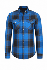 Armored Motorcycle Flannel Shirt