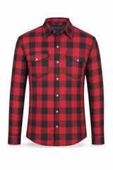 Armored Motorcycle Flannel Shirt