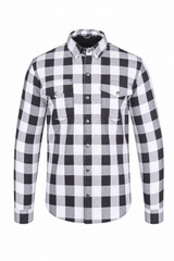 Armored Motorcycle Flannel Shirt