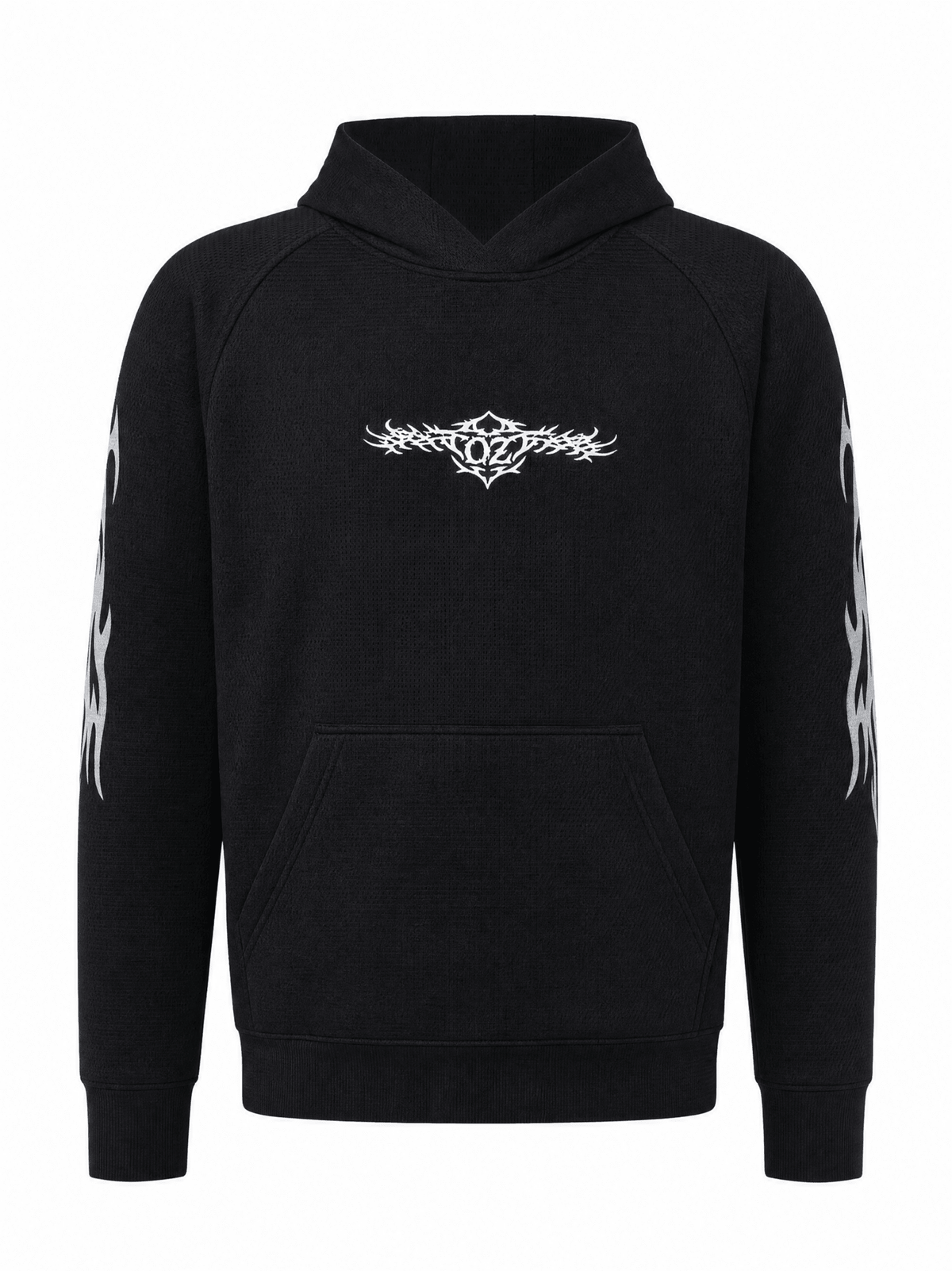 Ashborne Motorcycle Reflective Hoodie BUNDLE - CE AA Certified Black - Oz Motogear