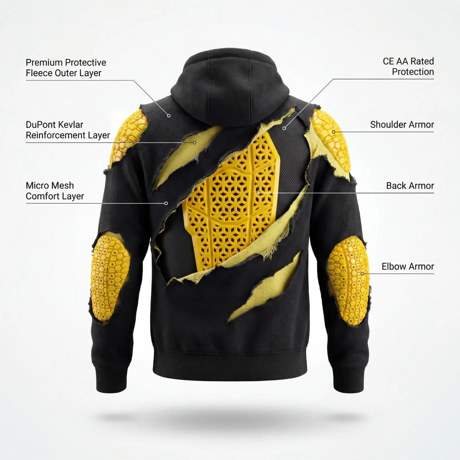 Motorcycle Reflective Hoodie