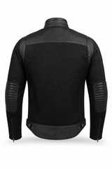 Mesh Summer Motorcycle Biker Jacket CE AA Black - OZ MOTOGEAR