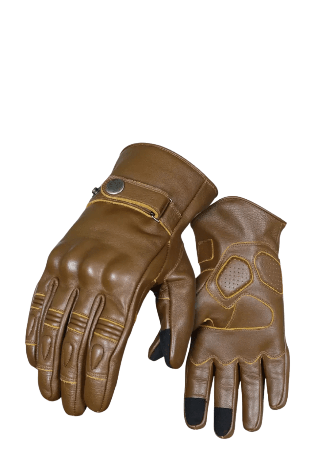 🎁 Gloves Leather Brown - OZ MOTOGEAR (100% off) - OZ MOTOGEAR