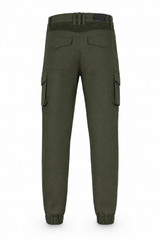 Men’s Cargo Riding Pants CE AAA Olive Green - OZ MOTOGEAR