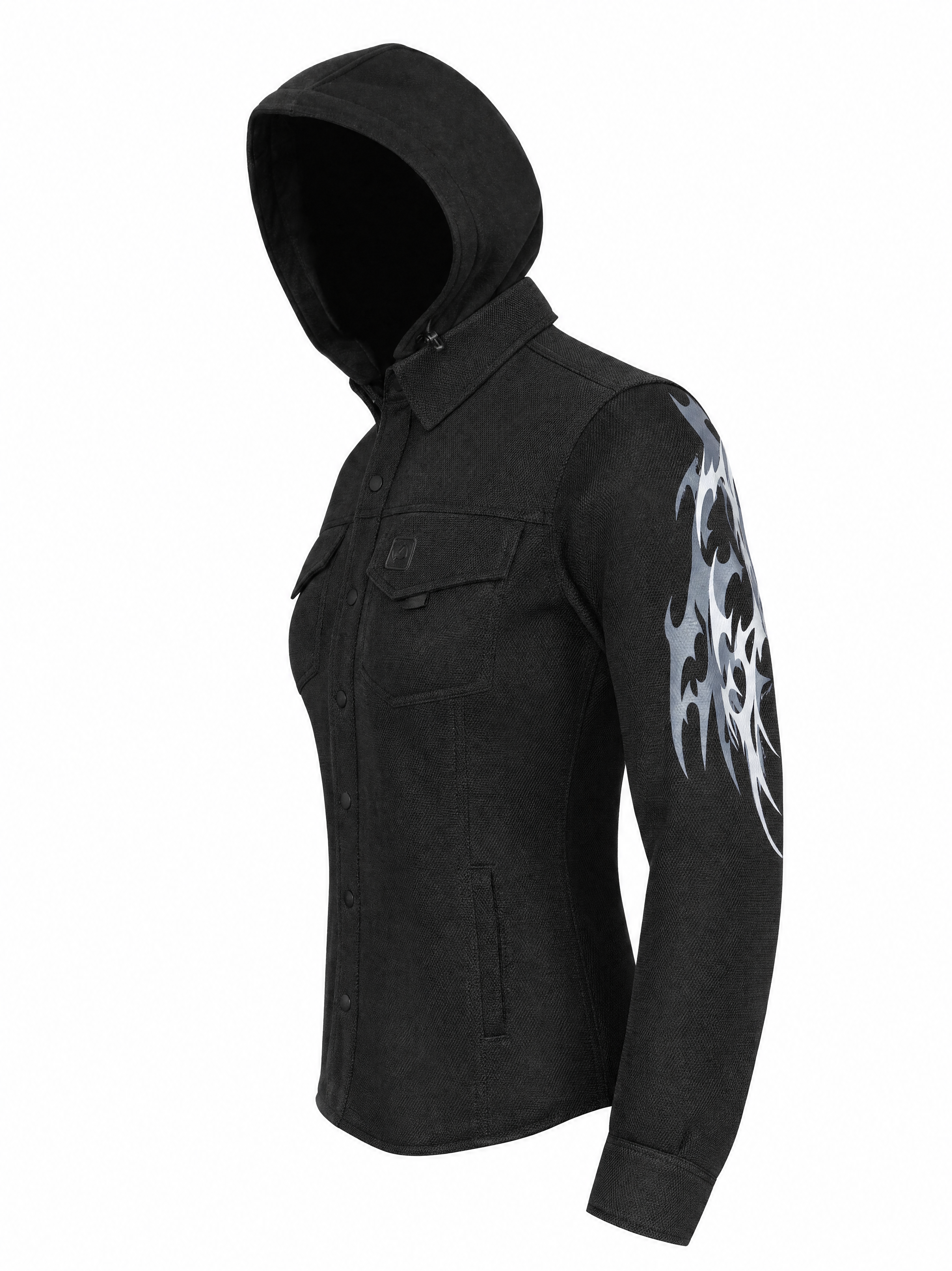 Ladies Drifter Mesh Hoodied Shirt — Ashborne Series - Level 2 Protected - OZ MOTOGEAR