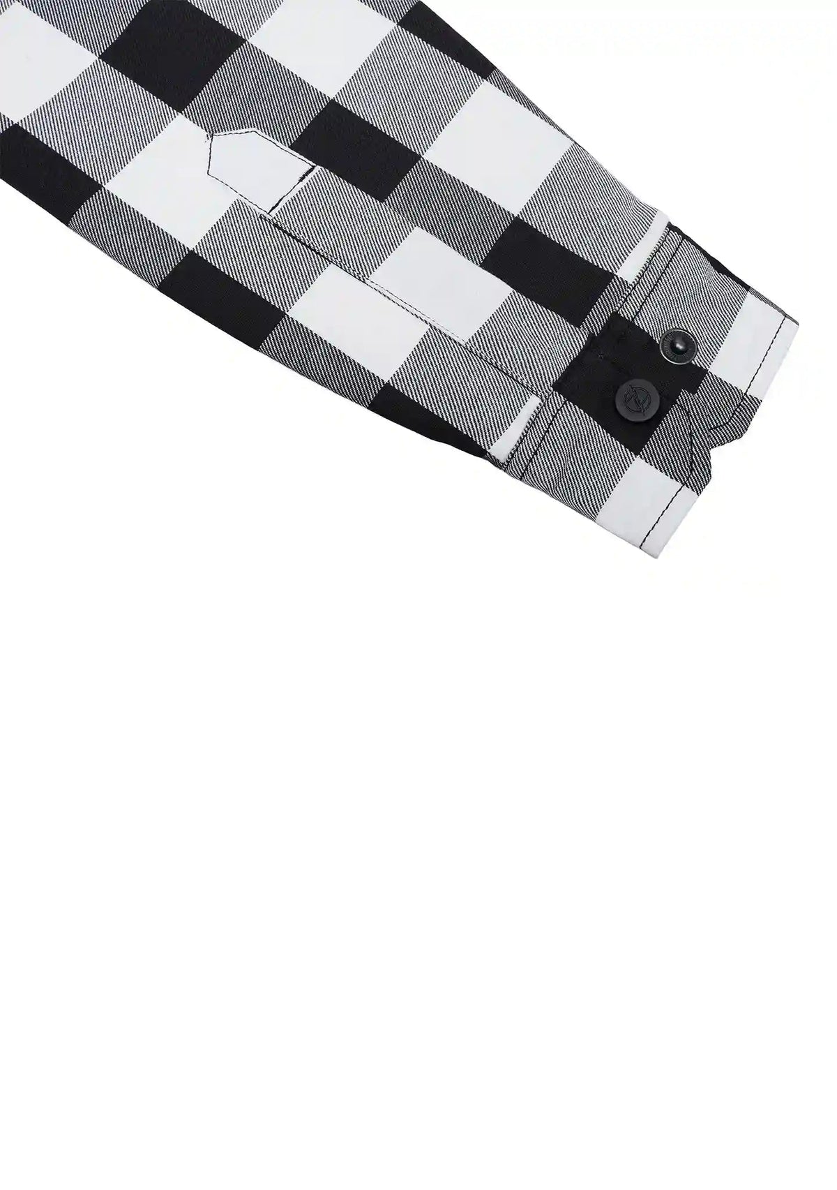 Highway66 Ladies Flannel Shirt Black & White - CE AA Certified - OZ MOTOGEAR - OZ MOTOGEAR