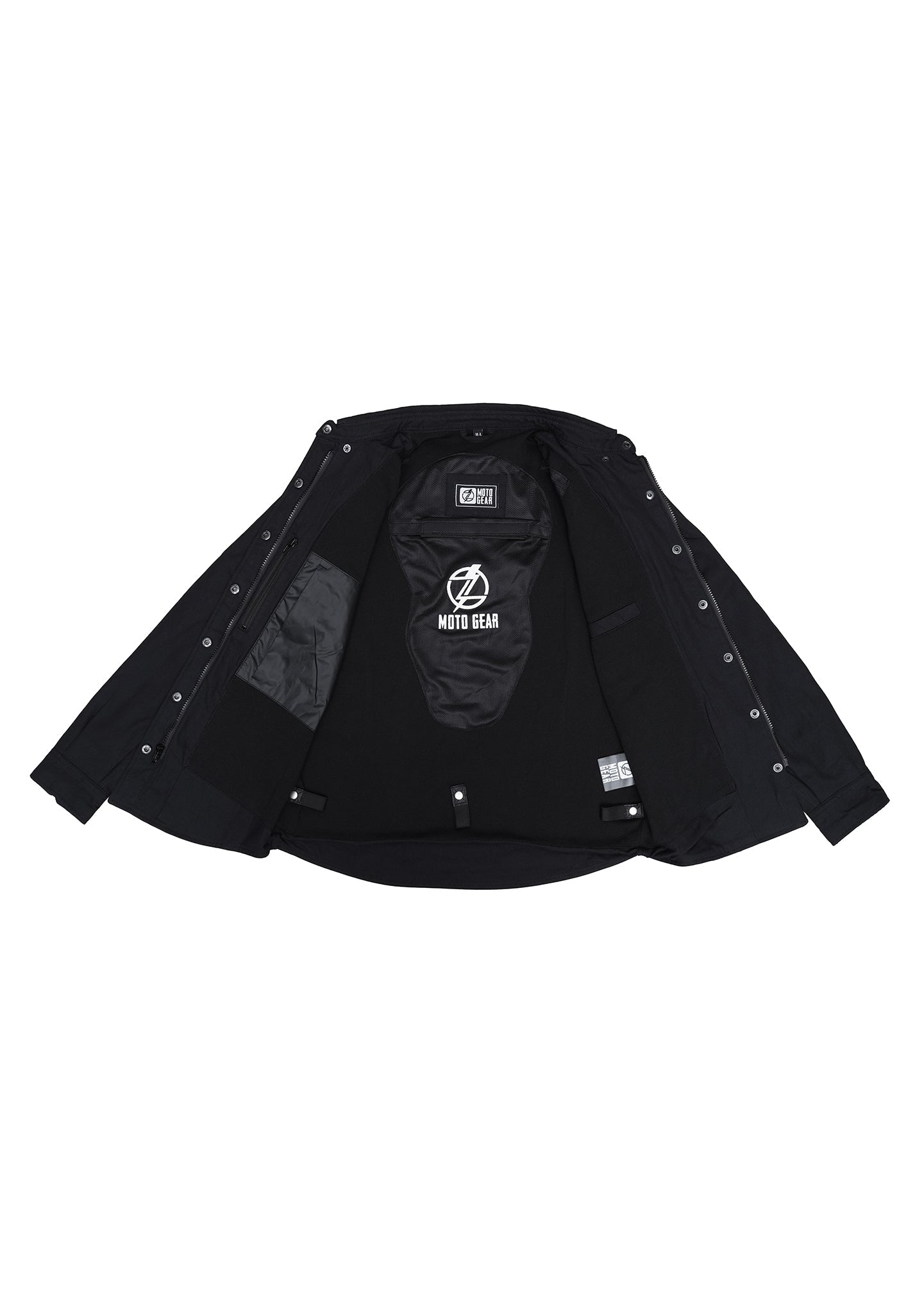 Highway66 Ladies Flannel Shirt Solid Black - CE AA Certified - OZ MOTOGEAR - OZ MOTOGEAR