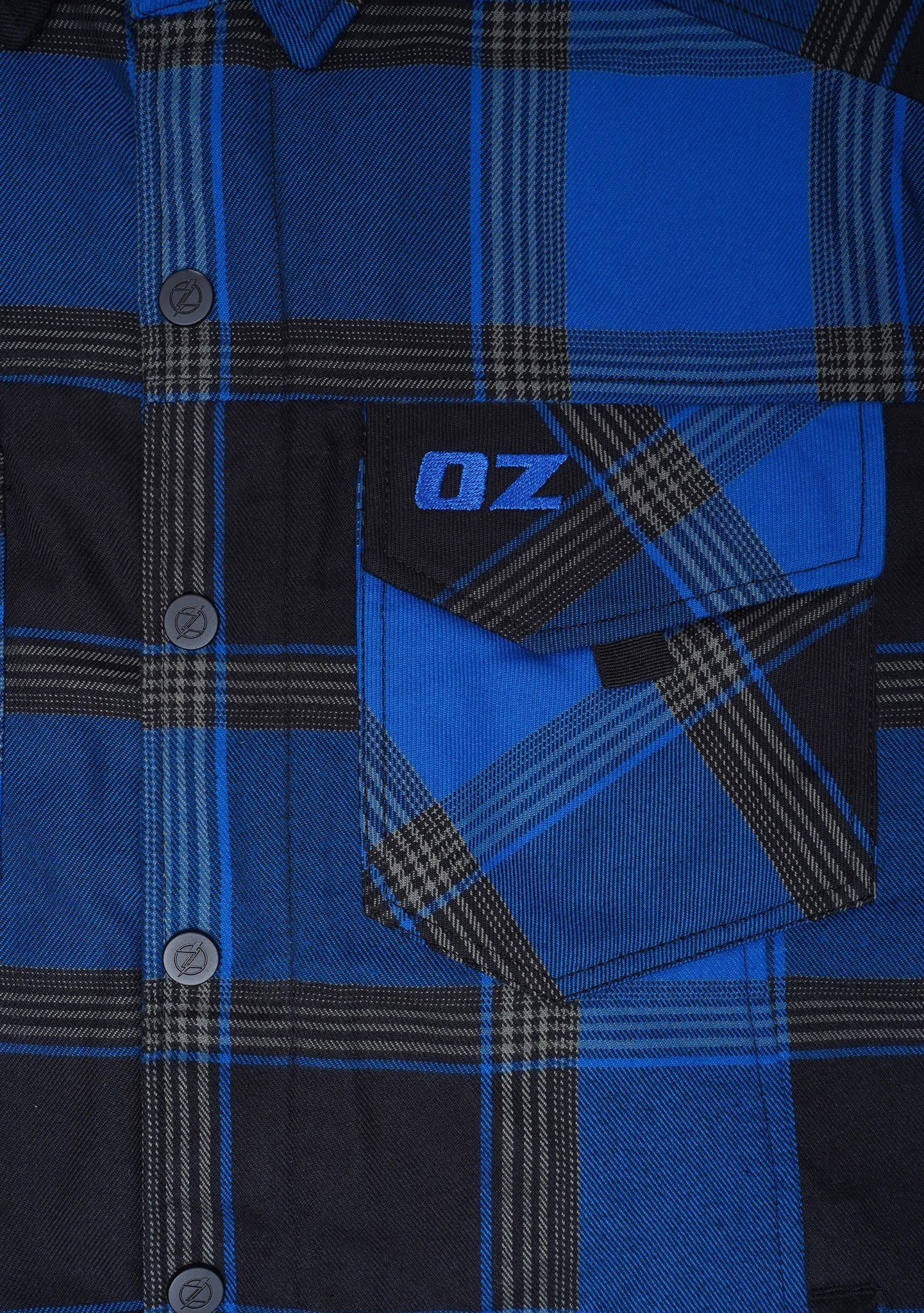 Highway66 Men's Flannel Shirt Blue Ridge - CE AAA Certified - OZ MOTOGEAR - OZ MOTOGEAR