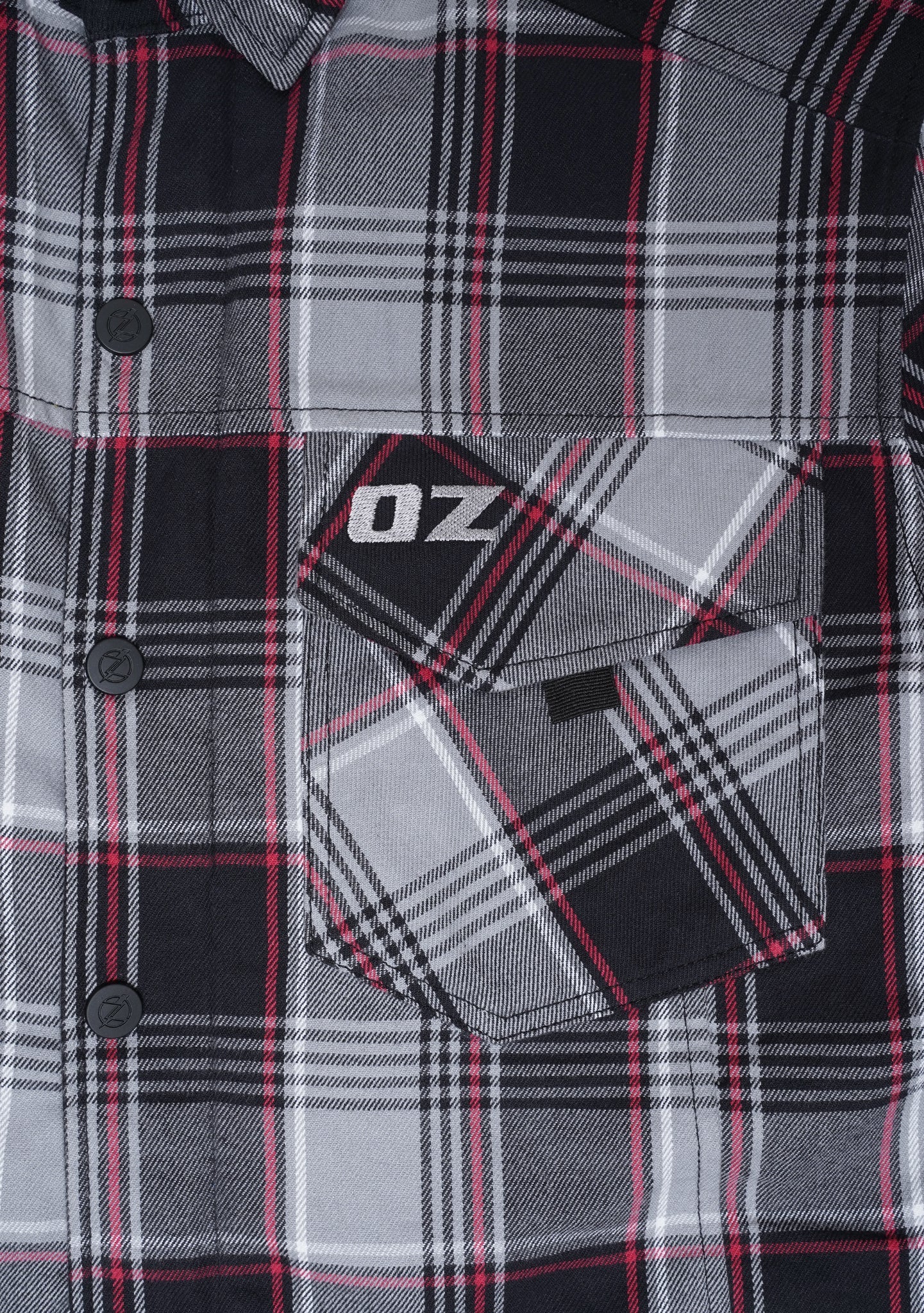 Highway66 Men's Flannel Shirt Rebel Ash - CE AAA Certified - OZ MOTOGEAR - OZ MOTOGEAR