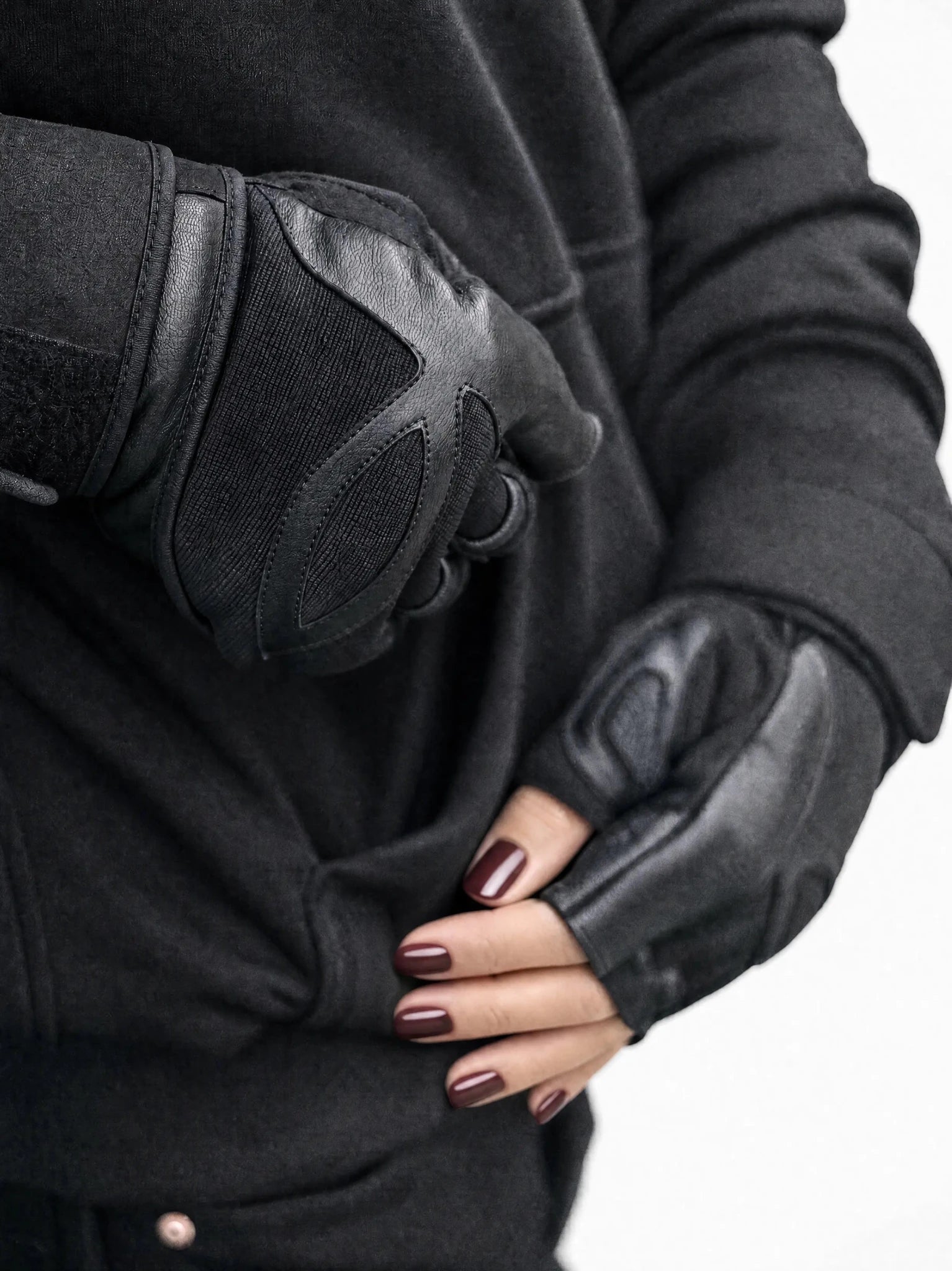 Ladies Ashborne Motorcycle Reflective Pullover Hoodie - CE AA Certified Black - OZ MOTOGEAR - Oz Motogear