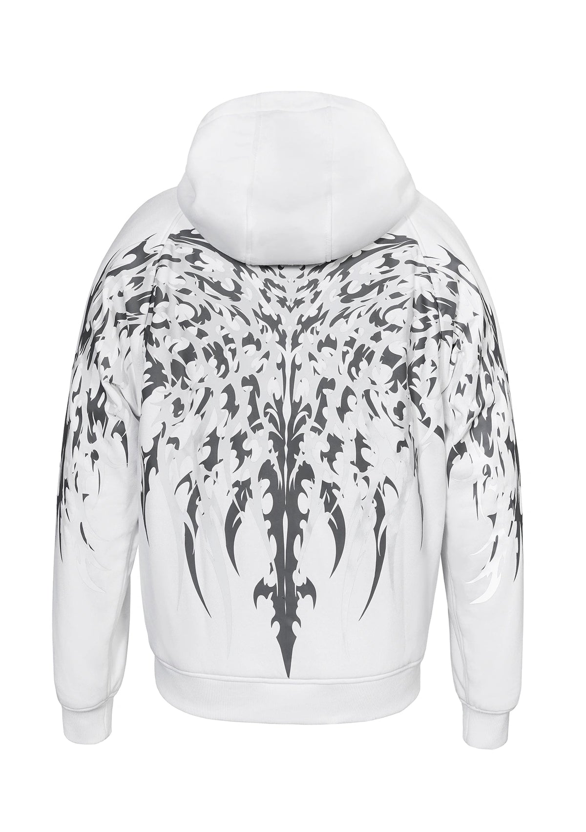 Ladies Ashborne Motorcycle Reflective Pullover Hoodie - CE AA Certified White - OZ MOTOGEAR - OZ MOTOGEAR