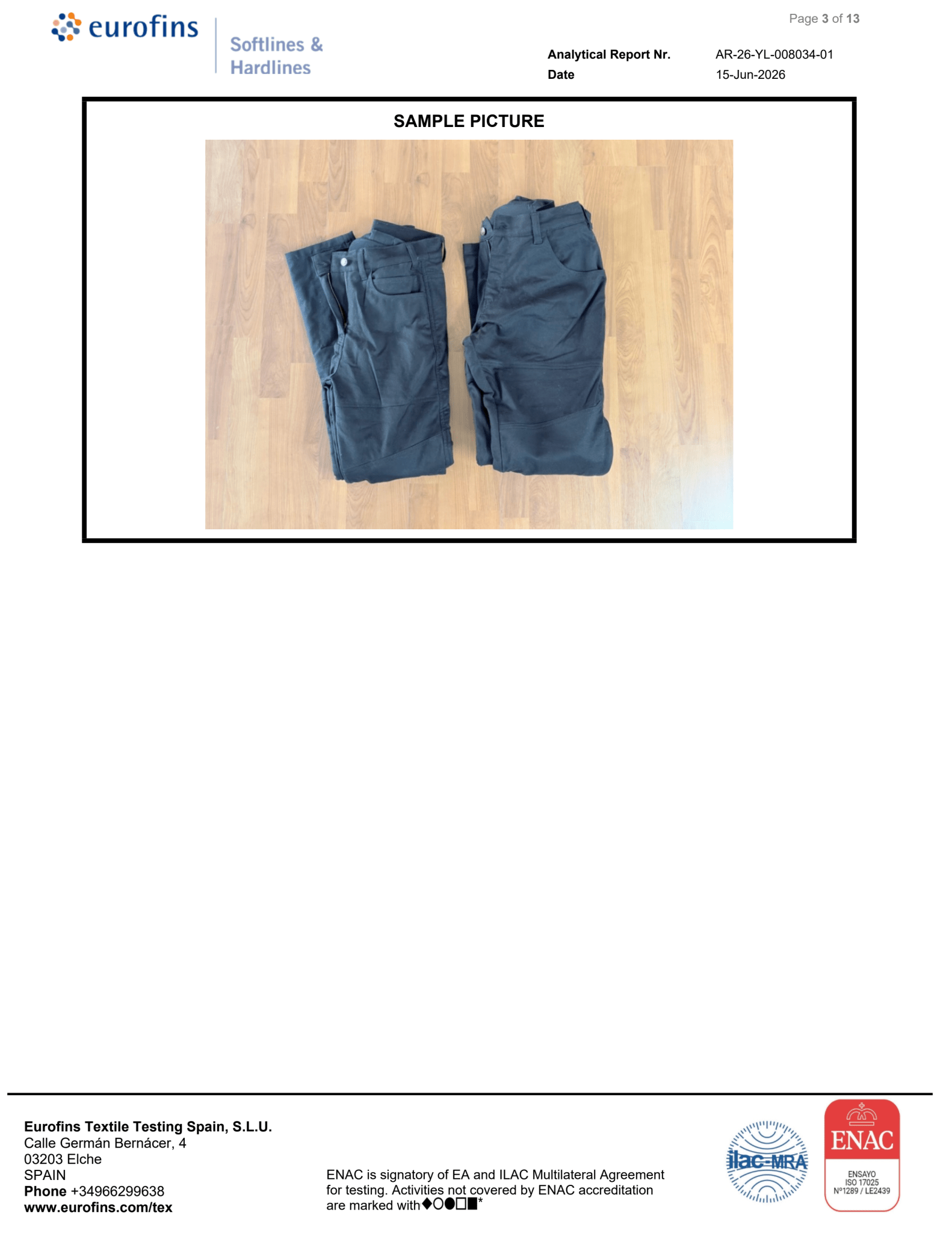 Ladies Cargo Pant CE AA Cotton Twill Black - Loose Fit - OZ MOTOGEAR - Oz Motogear