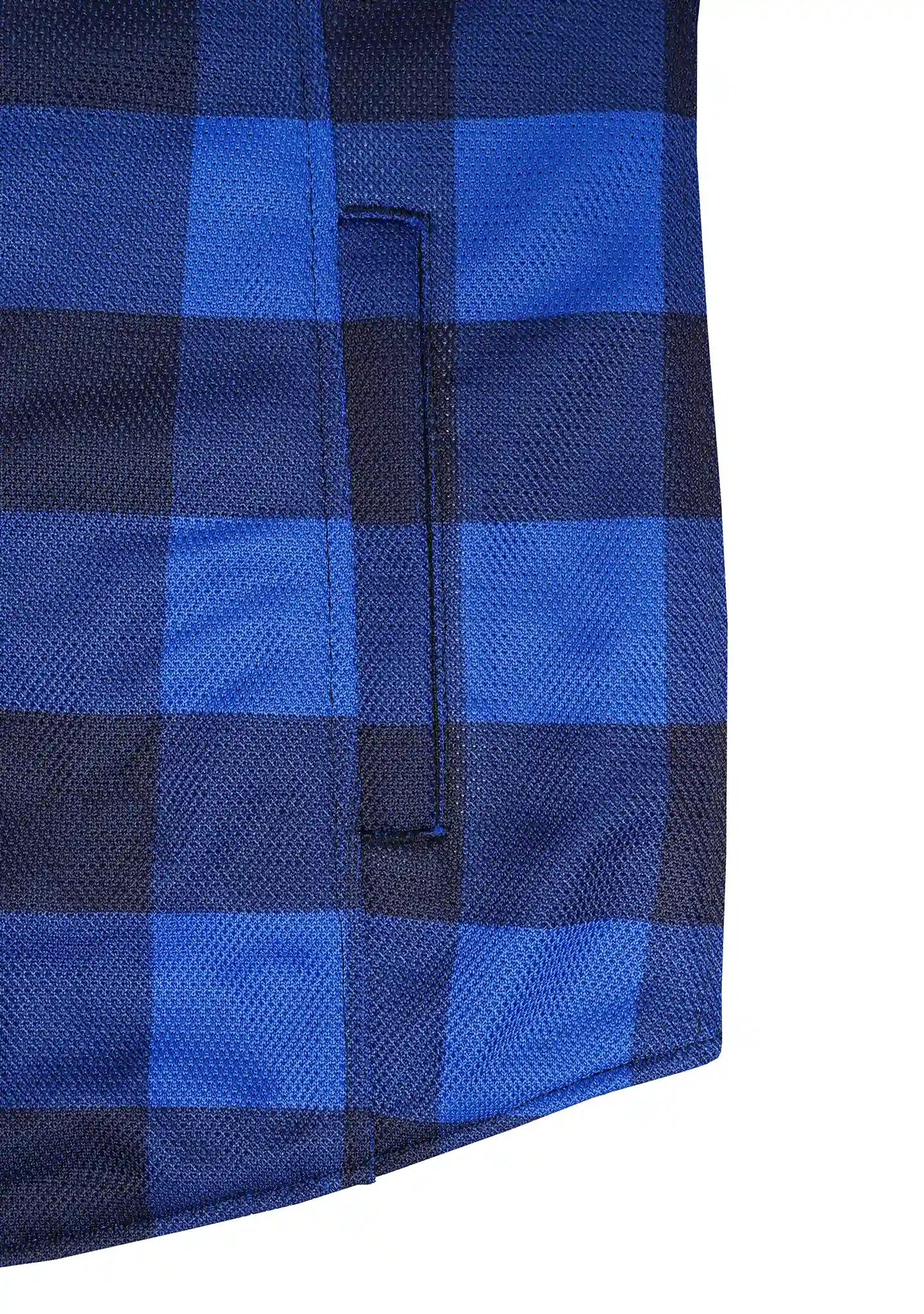 Ladies Drifter Mesh Shirt Blue Check - Level 2 Protected - OZ MOTOGEAR - OZ MOTOGEAR