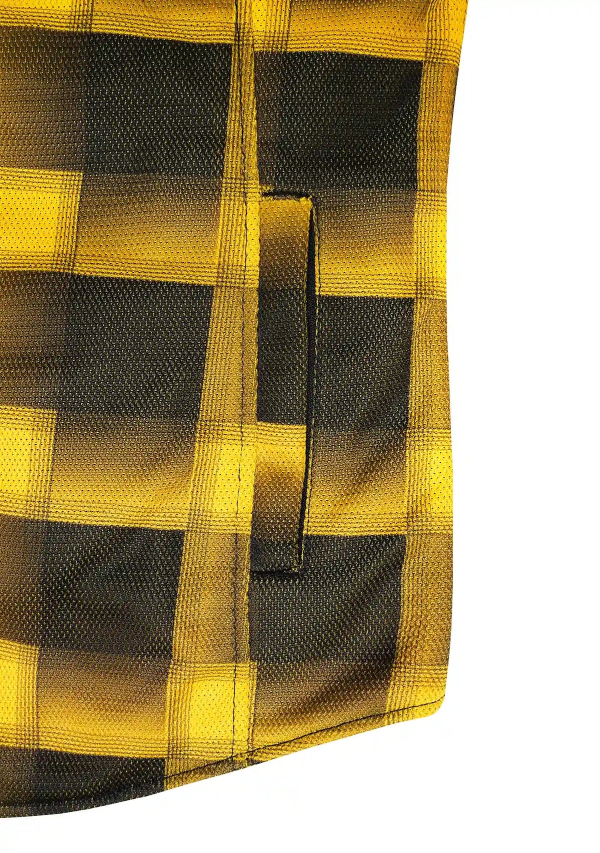 Ladies Drifter Mesh Shirt Golden Yellow Check - Level 2 Protected - OZ MOTOGEAR - OZ MOTOGEAR