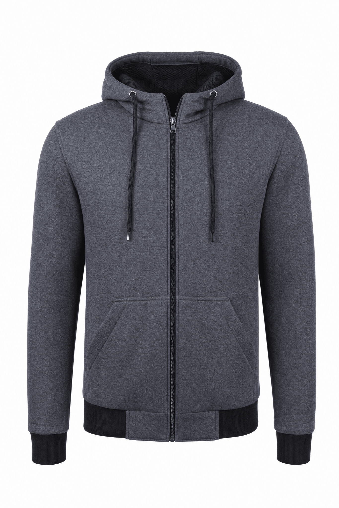 Men's Armored Motorcycle Hoodie - CE AAA Certified Dark Grey - OZ MOTOGEAR - Oz Motogear