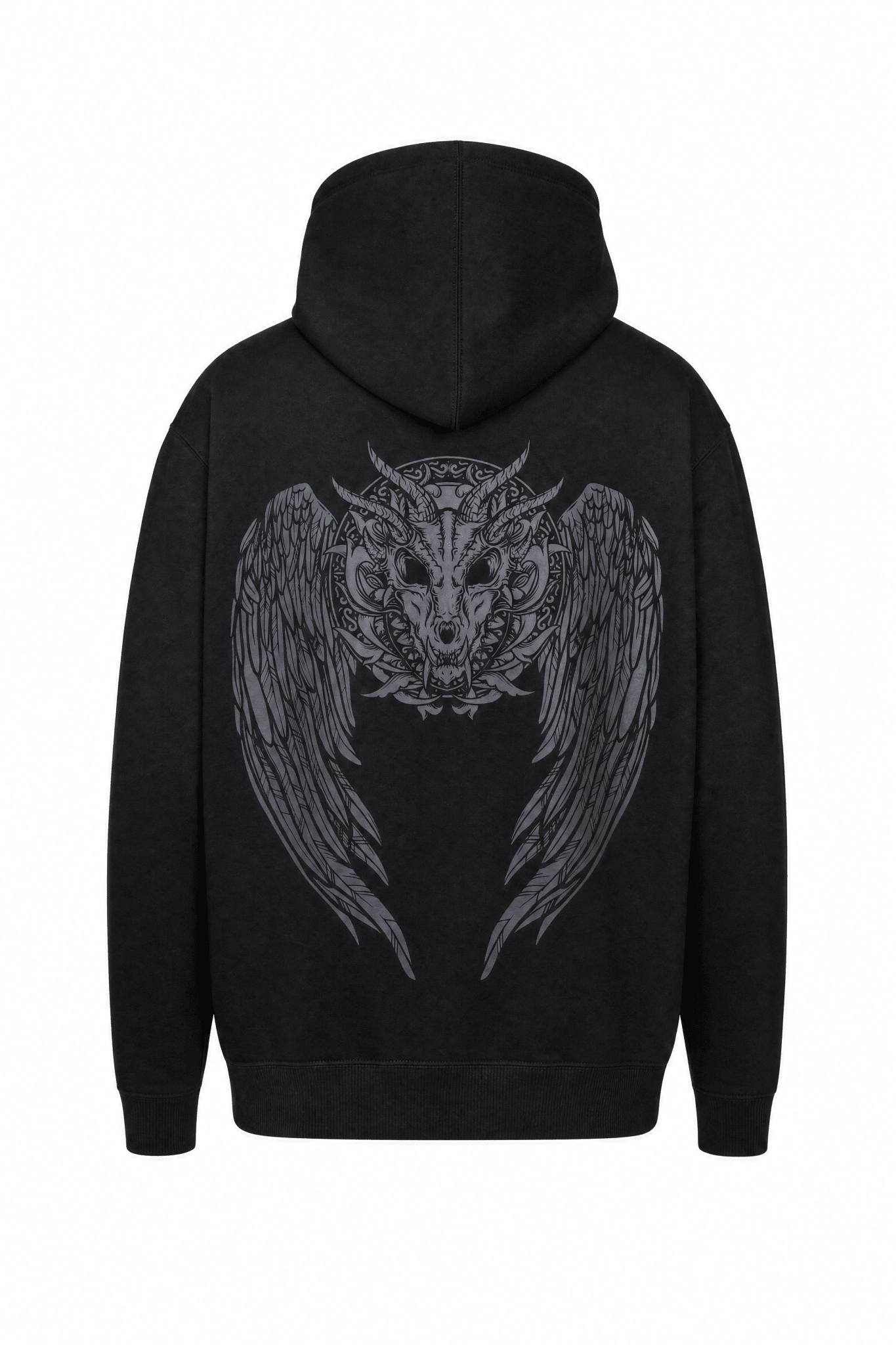 Men's Armored Motorcycle Reflective Hoodie - CE AAA Certified Jet Black - OZ MOTOGEAR - Oz Motogear