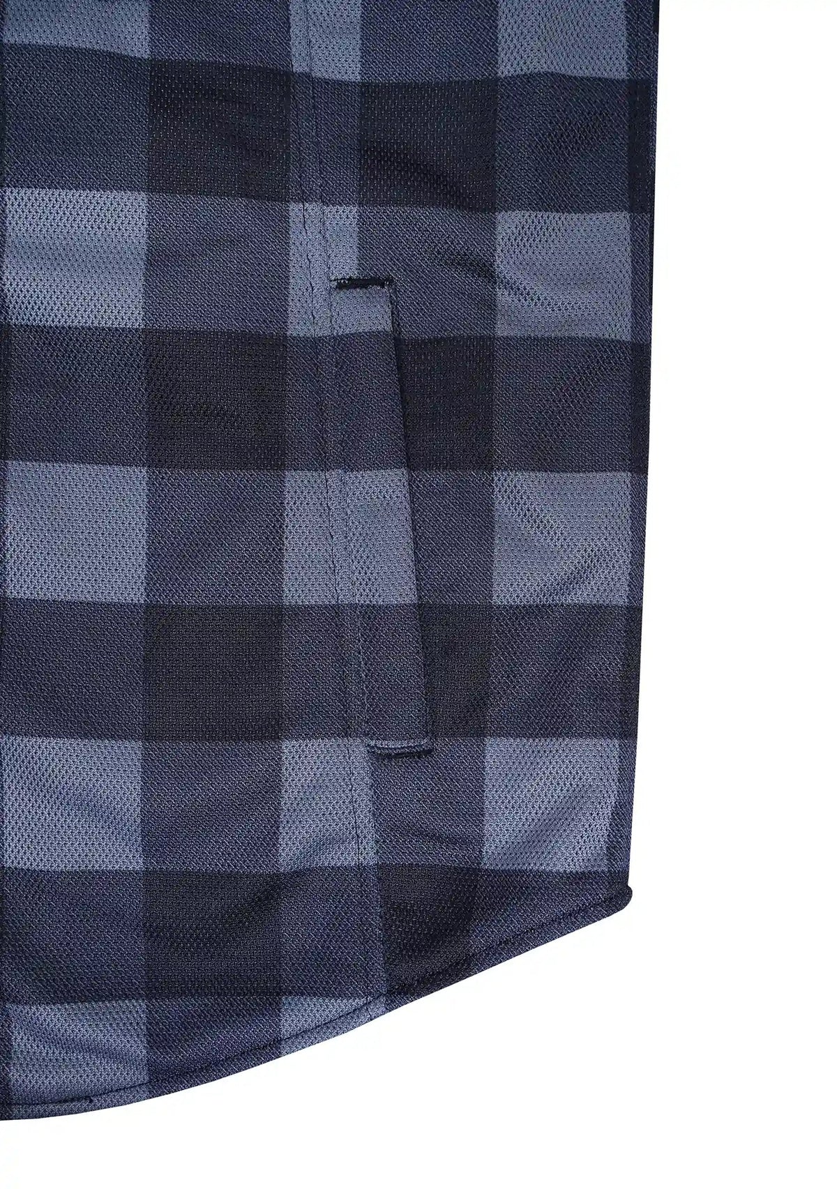 Men's Drifter Mesh Shirt Black Top Check - Level 2 Protected - OZ MOTOGEAR - OZ MOTOGEAR