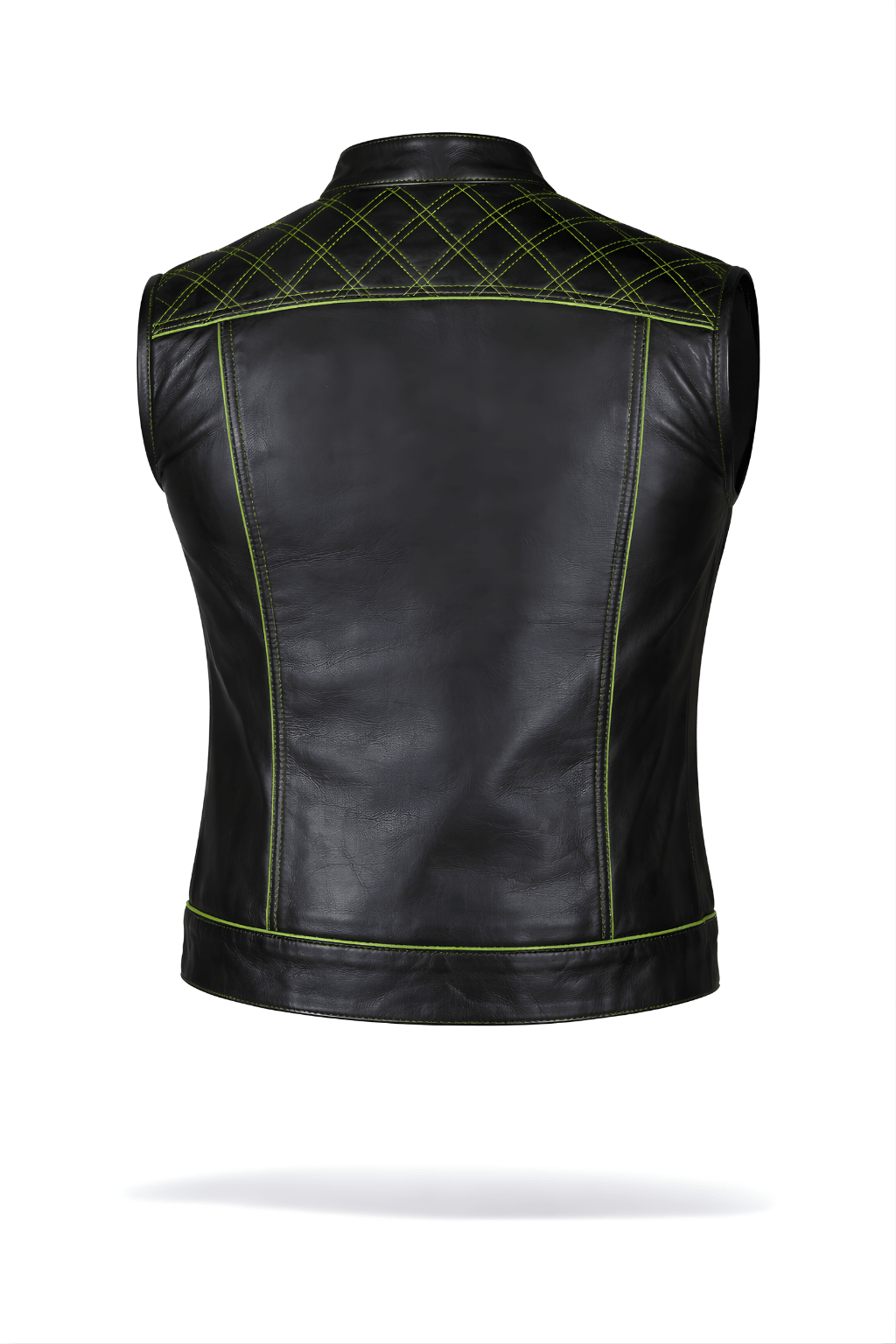 Men's Leather Motorcycle Vest