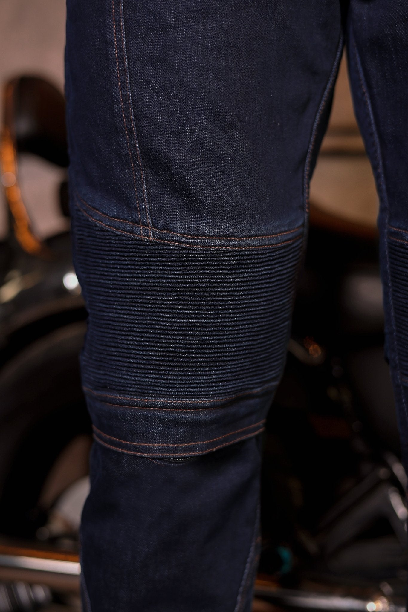 Men's Protective Jeans Denim Blue - OZ MOTOGEAR - Oz Motogear