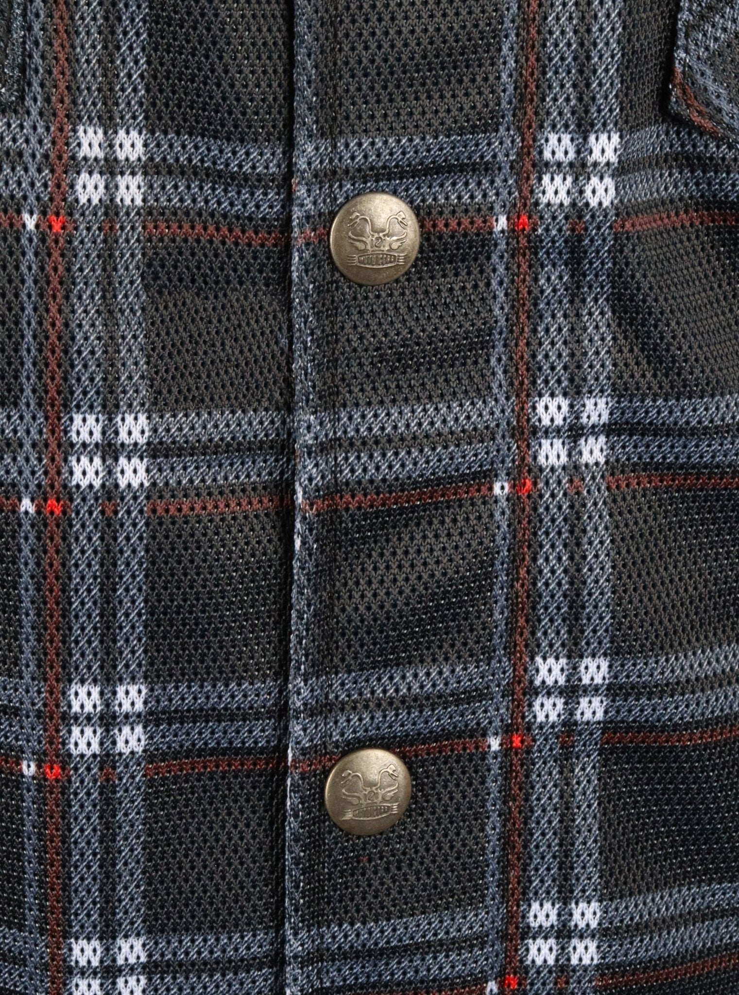 Men`s Summer Mesh Shirt CE AA Dark Blue & Red - OZMOTOGEAR - Oz Motogear