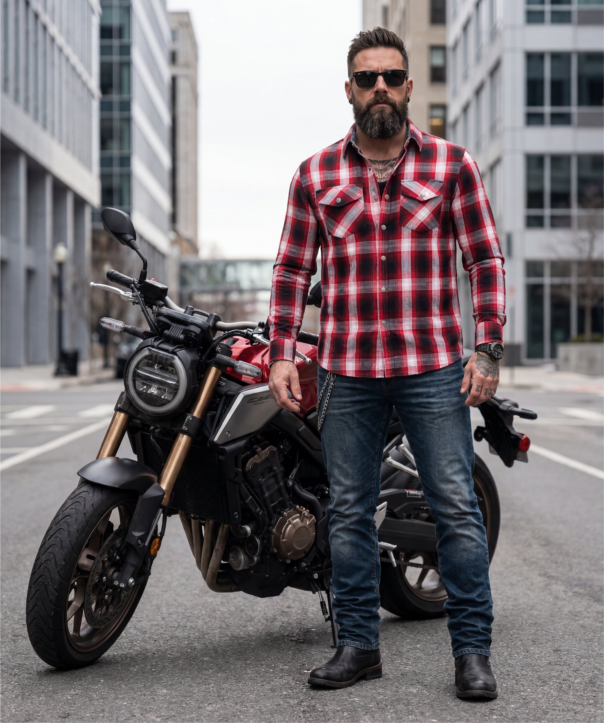Men CE AA Flannel Shirt