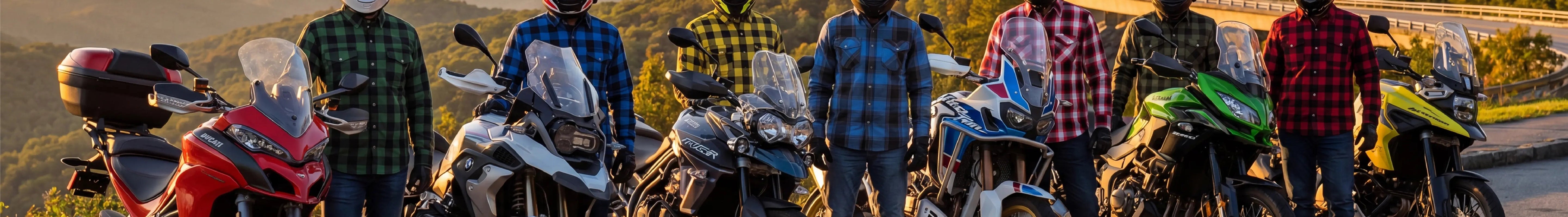 Men's Motorcycle Flannel Shirt CE Certified  - USA Free Shipping - Oz Motogear