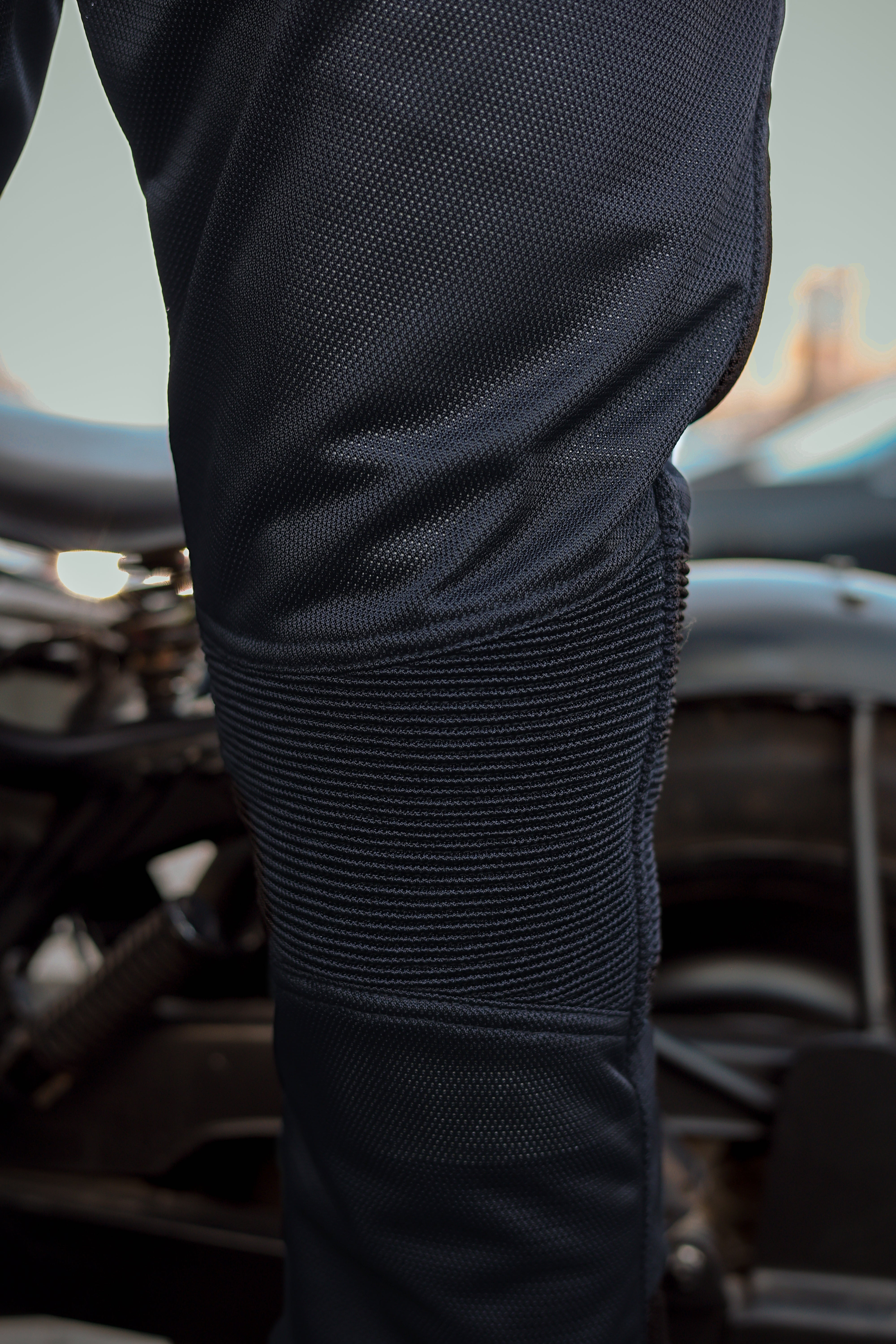 Men's Mesh Pant Black - OZ MOTOGEAR