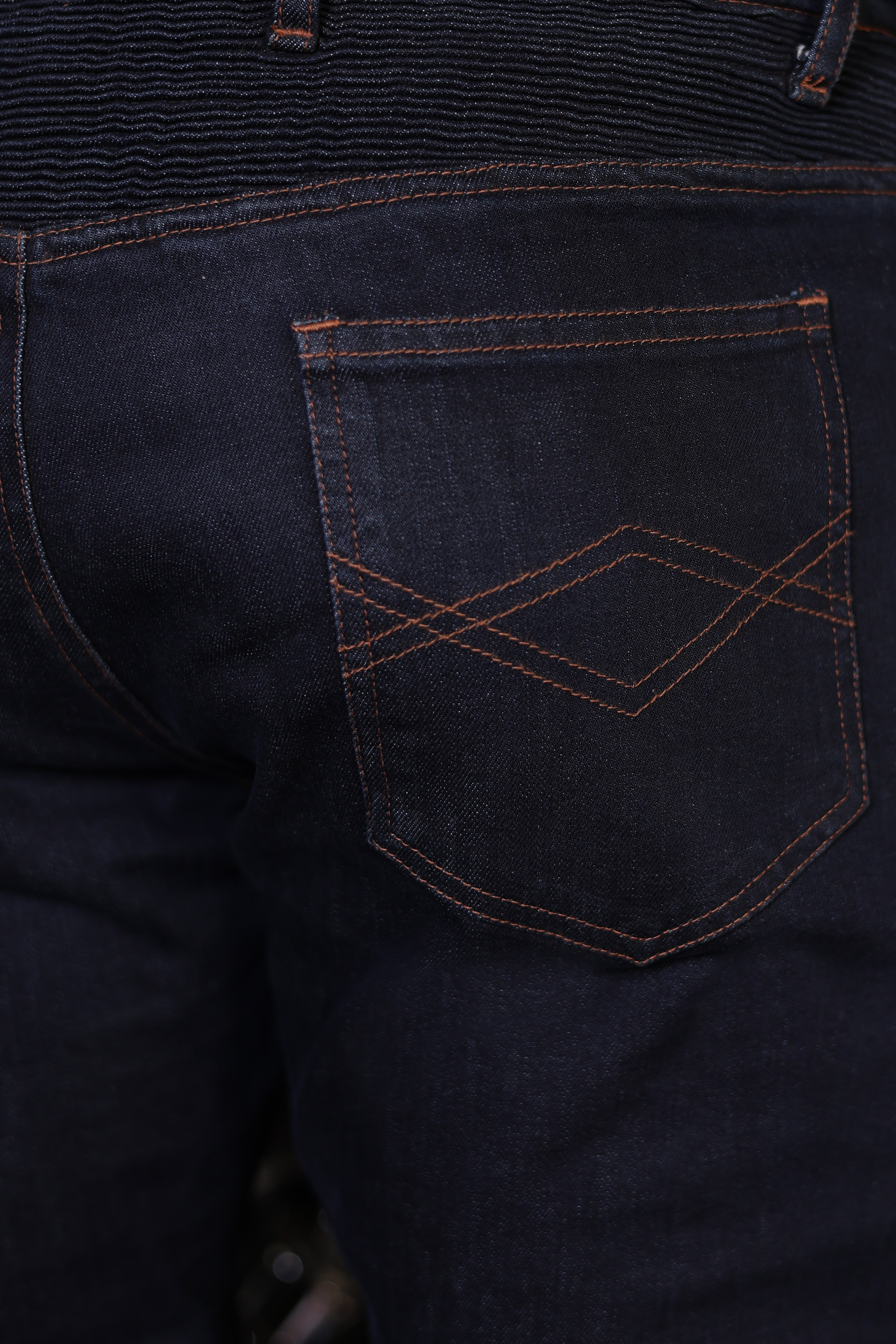 Men's Protective Jeans Denim Blue - OZ MOTOGEAR