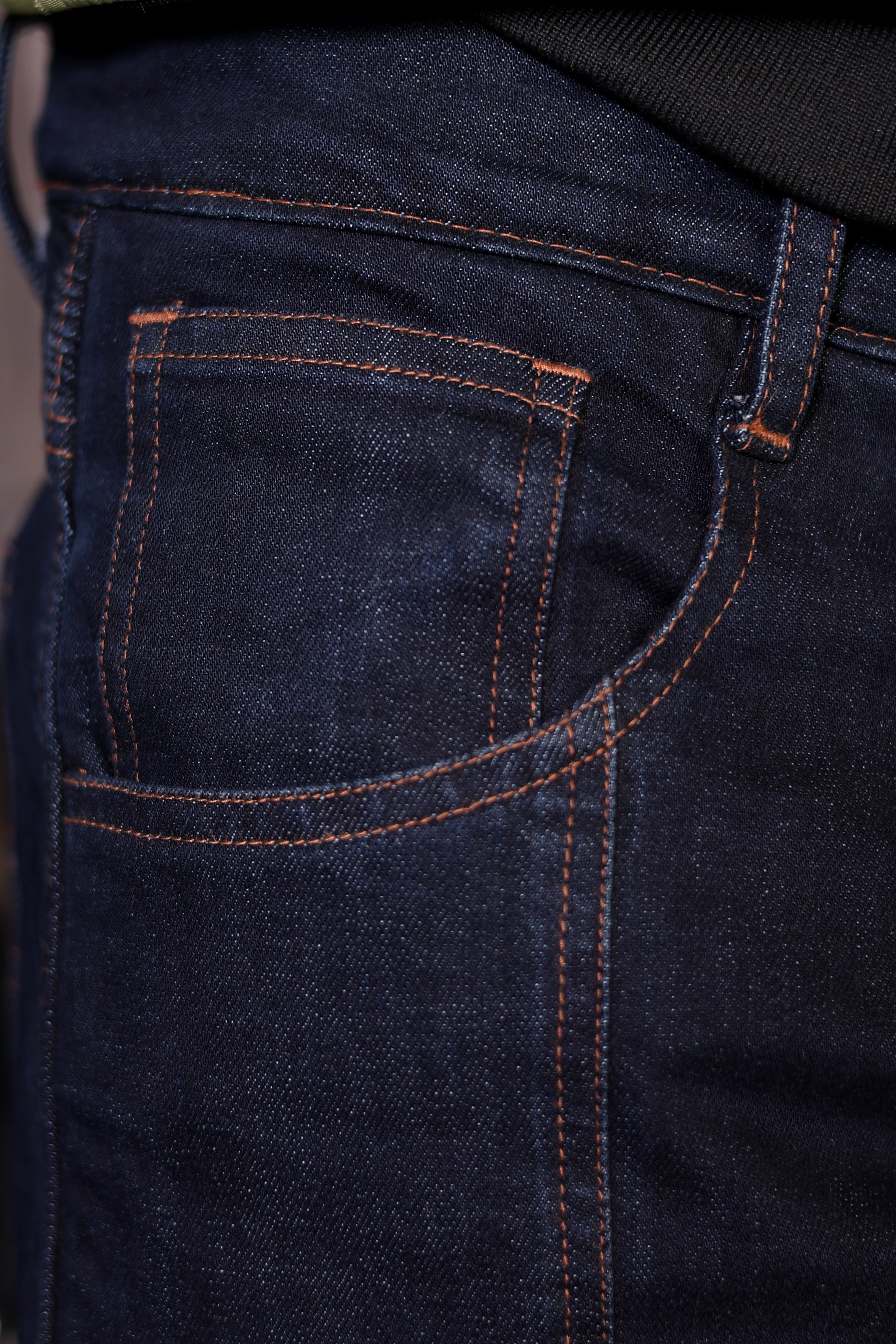 Men's Protective Jeans Denim Blue - OZ MOTOGEAR