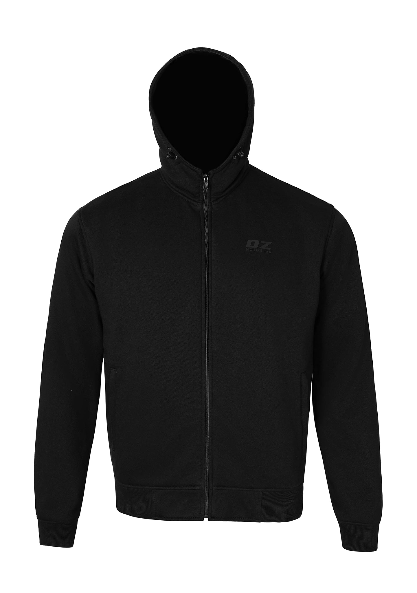 BlackThorne Men's Protective Hoodie - CE AAA Certified Black - OZ MOTOGEAR