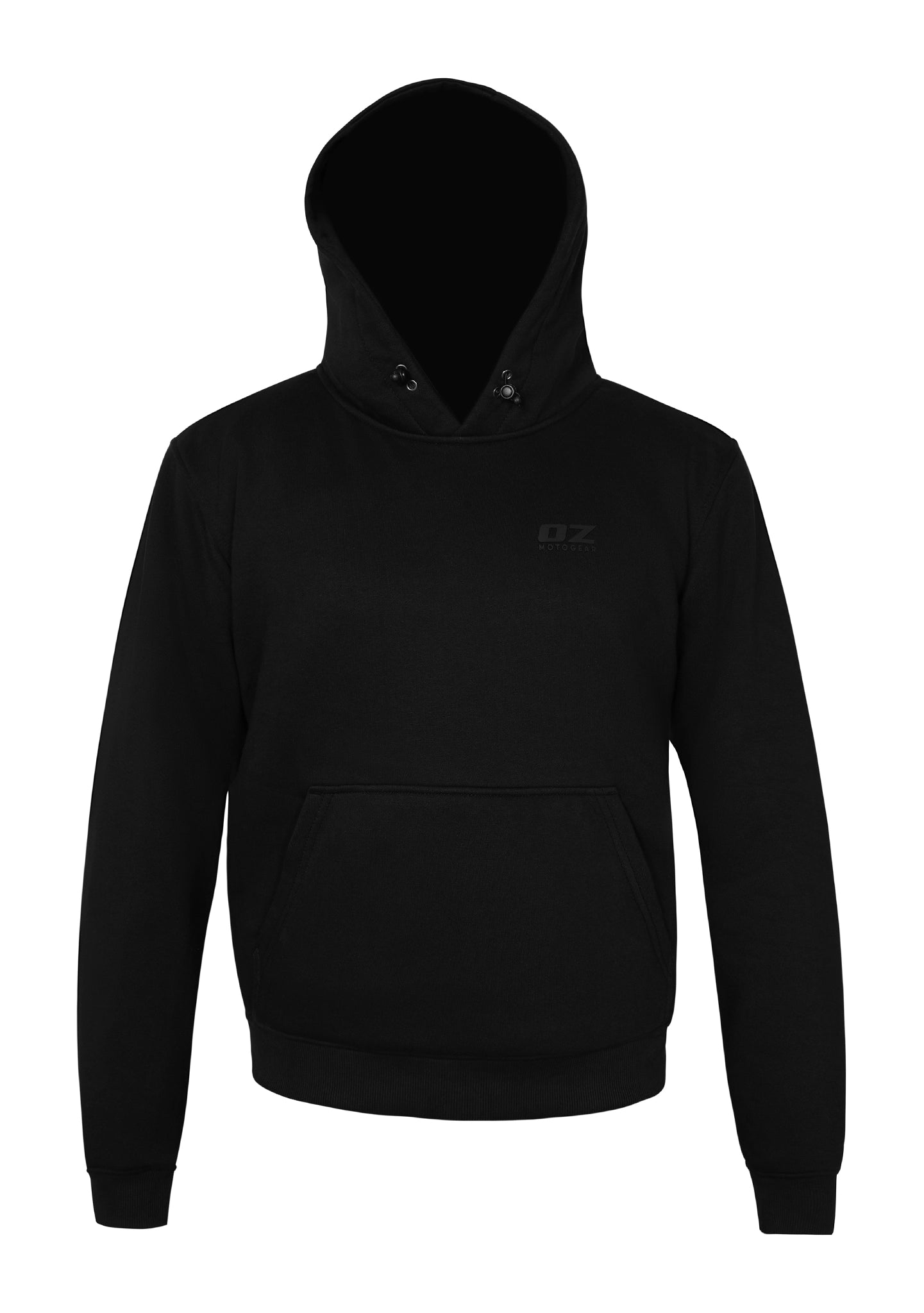 BlackThorne Men's Pullover Protective Hoodie CE AAA Certified Charcoal Black - OZ MOTOGEAR