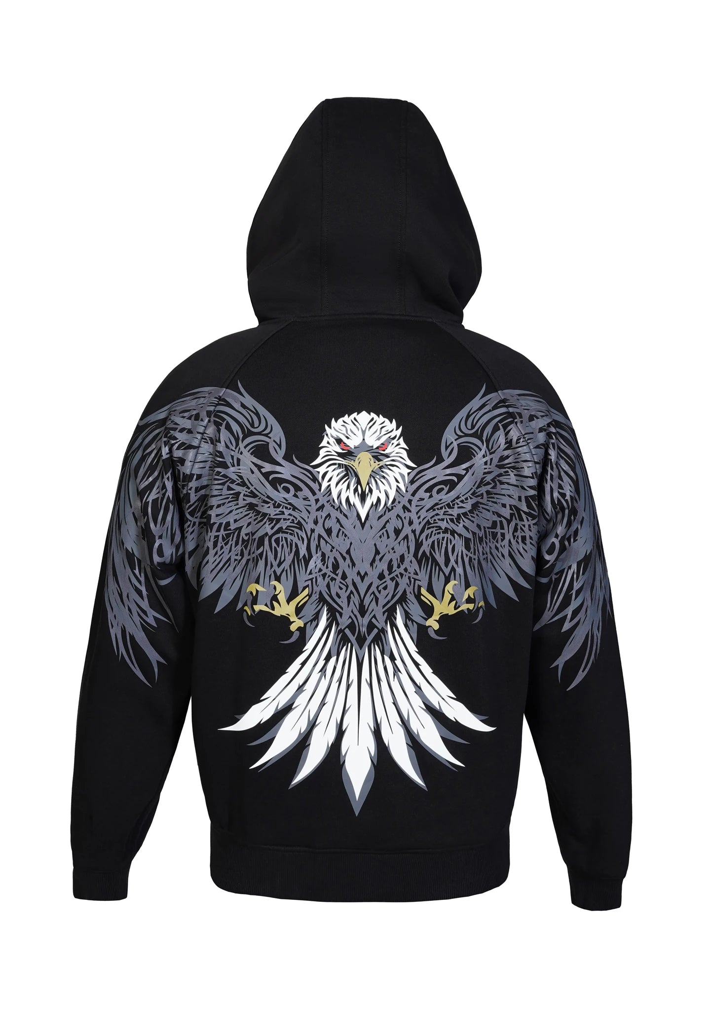 Men's Night Hawk Motorcycle Reflective Pullover Hoodie - Ashborne Series - CE AA Certified Black - OZ MOTOGEAR (Copy)