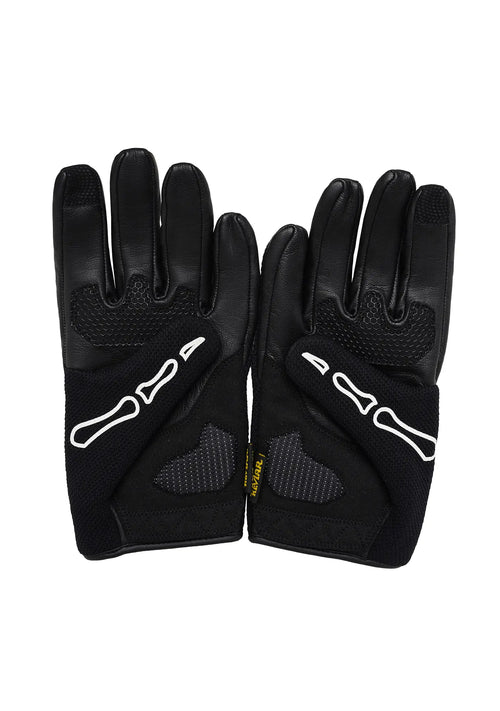 OZ MOTOGEAR Kevlar-Reinforced Skeleton Riding Gloves