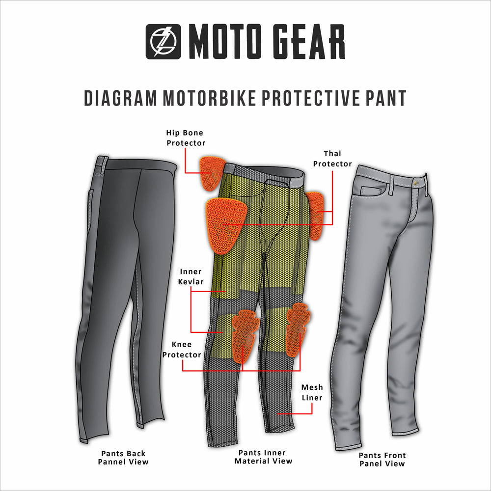 Armored Motorcycle Cargo Pants 