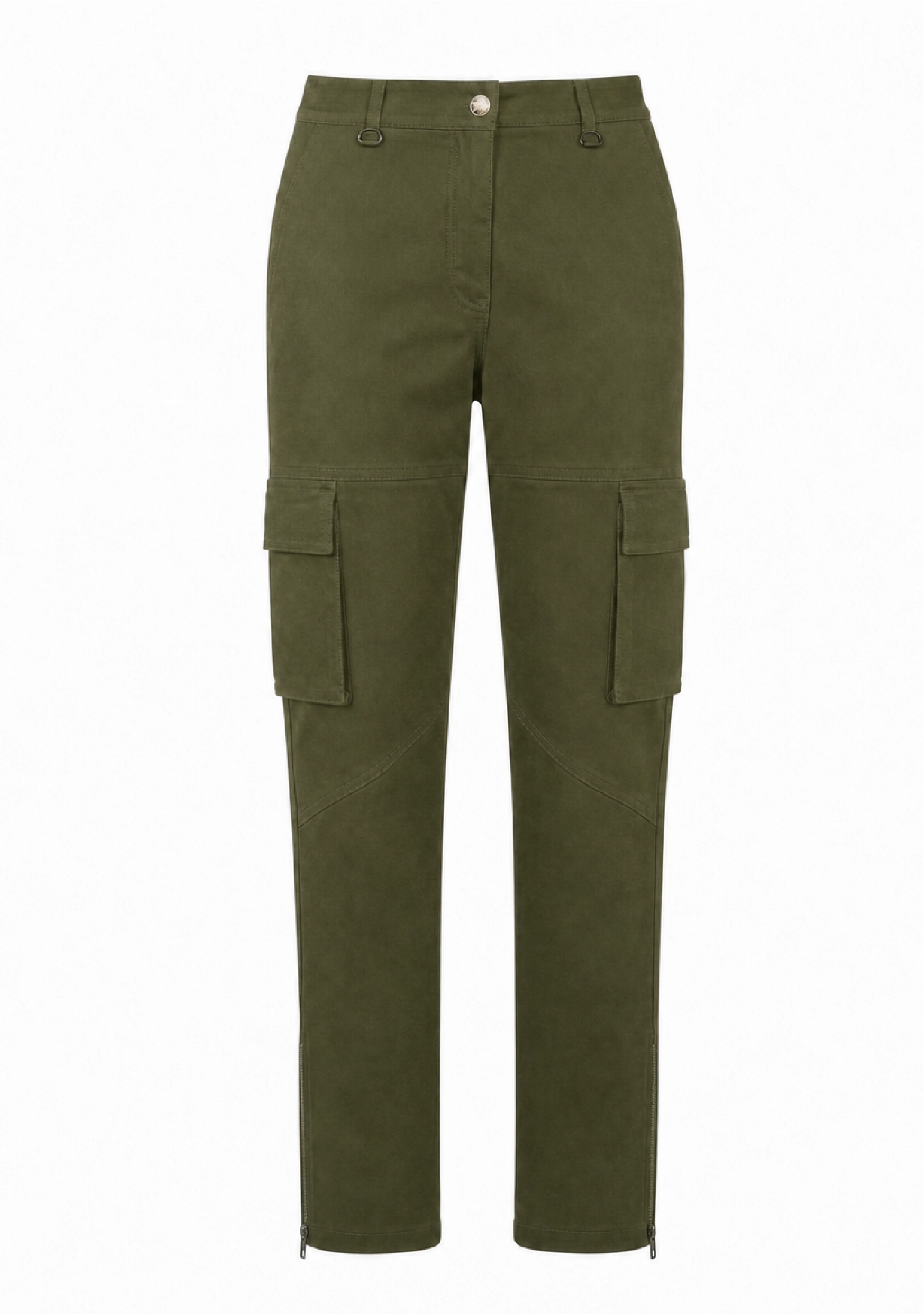Dunehaul Ladies Cargo Trouser Loosefit Olive Green - CE AA - OZ MOTOGEAR