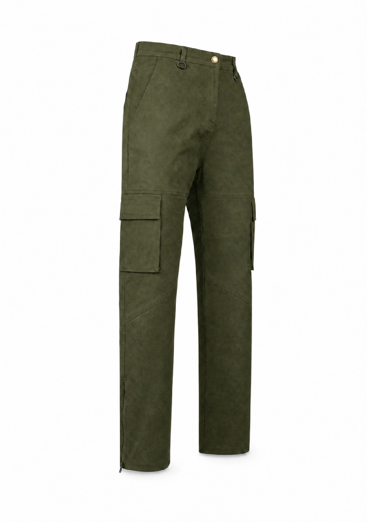 Dunehaul Ladies Cargo Trouser Loosefit Olive Green - CE AA - OZ MOTOGEAR