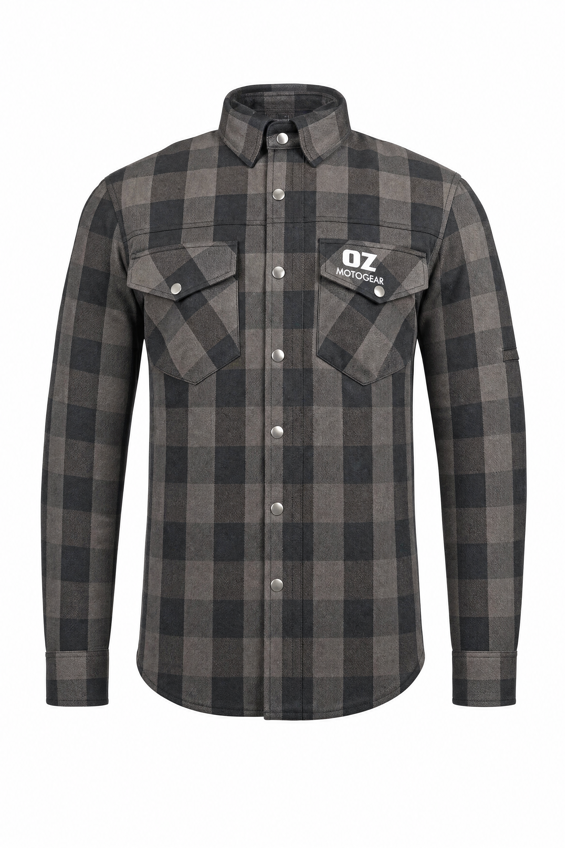 Armored Motorcycle Flannel Shirt