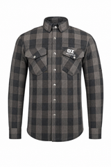 Armored Motorcycle Flannel Shirt