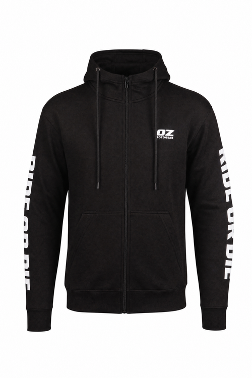 Men's Full-Zip Motorcycle Hoodie