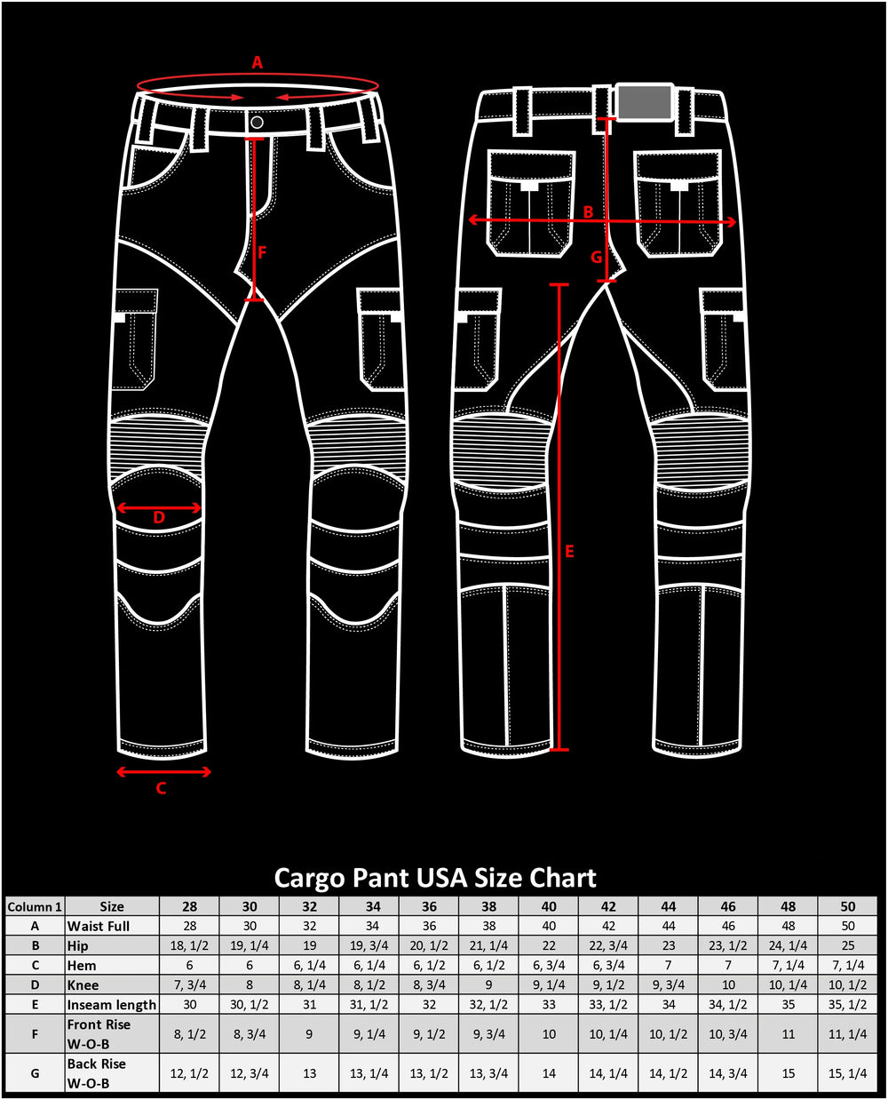 Motorcycle Cargo Pants 