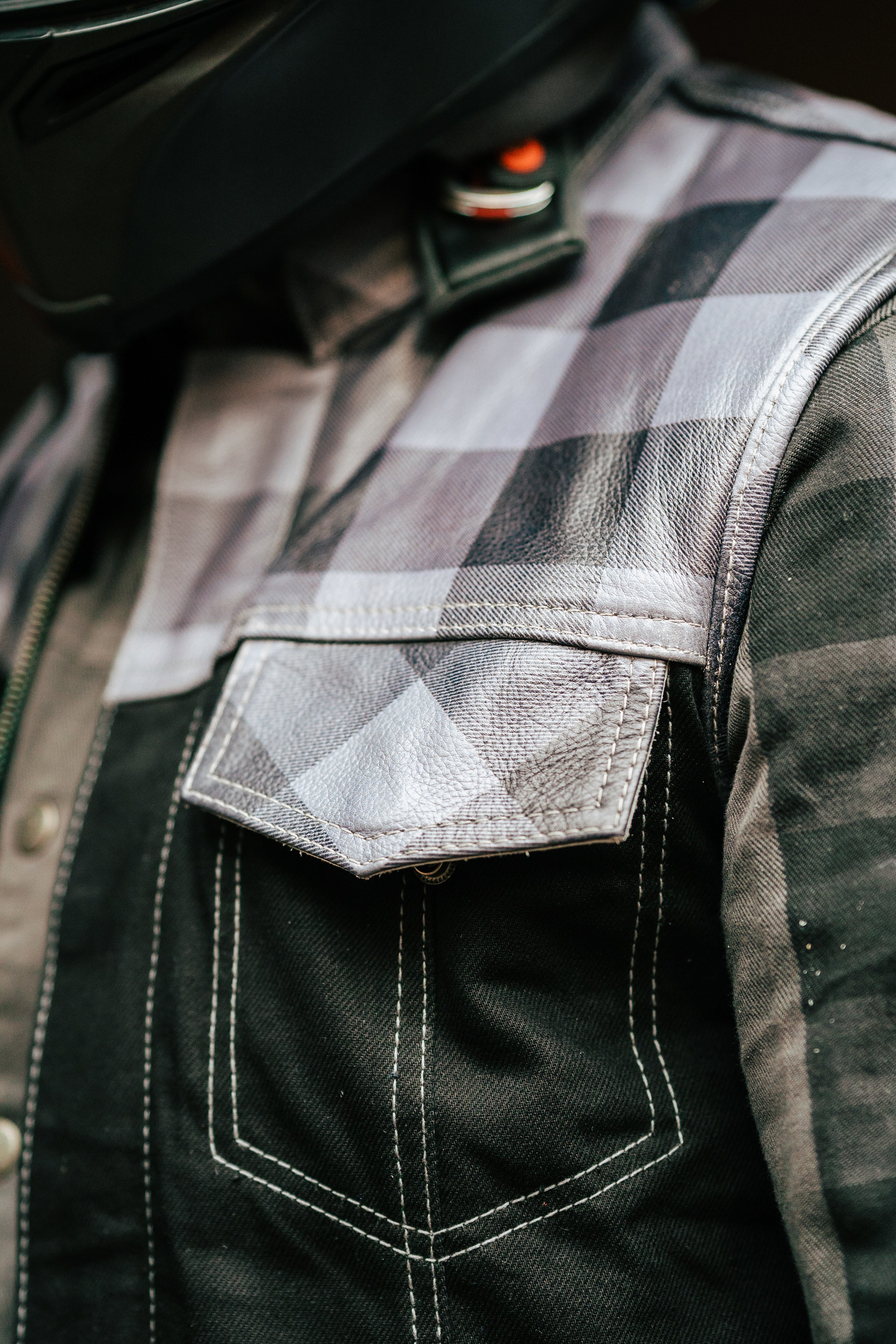 Leather Motorcycle Vest