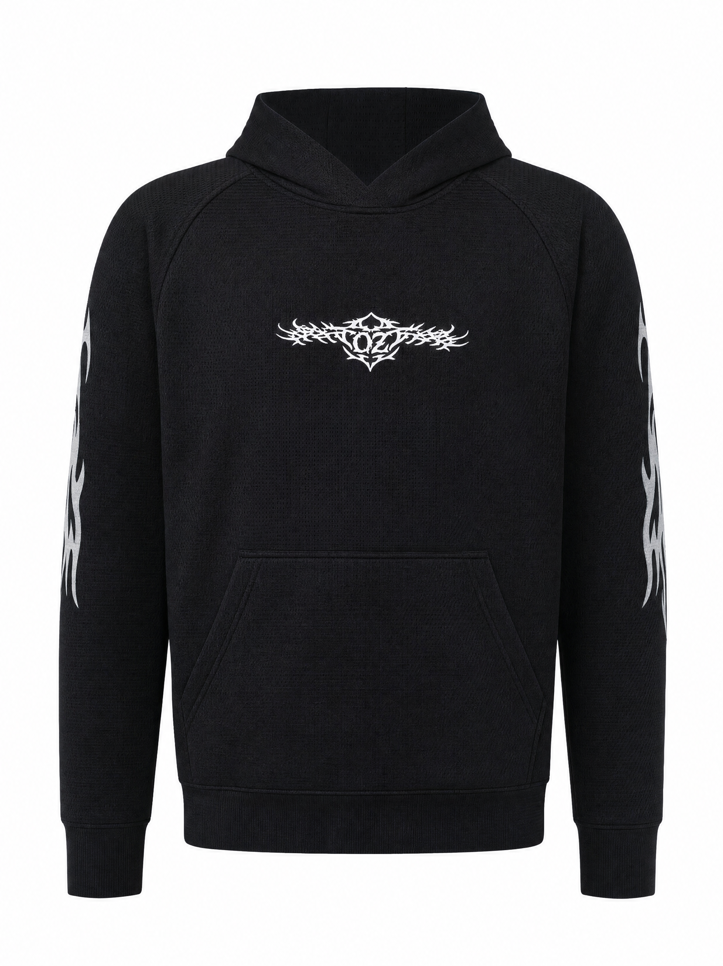 Ashborne Motorcycle Reflective Hoodie BUNDLE - CE AA Certified Black