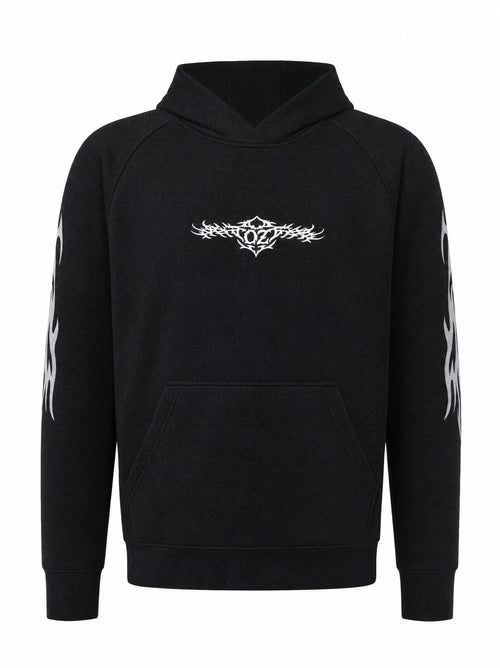 Reflective Hoodie in Black